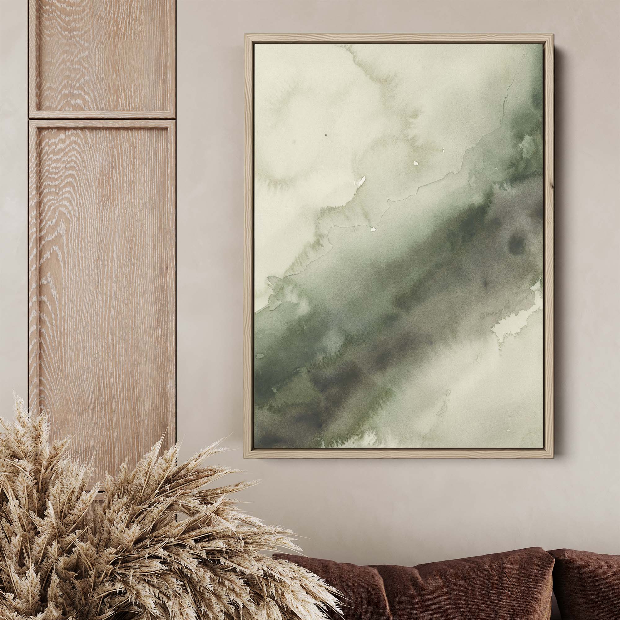 Abstract Green Watercolor, No. 1 - Image 9