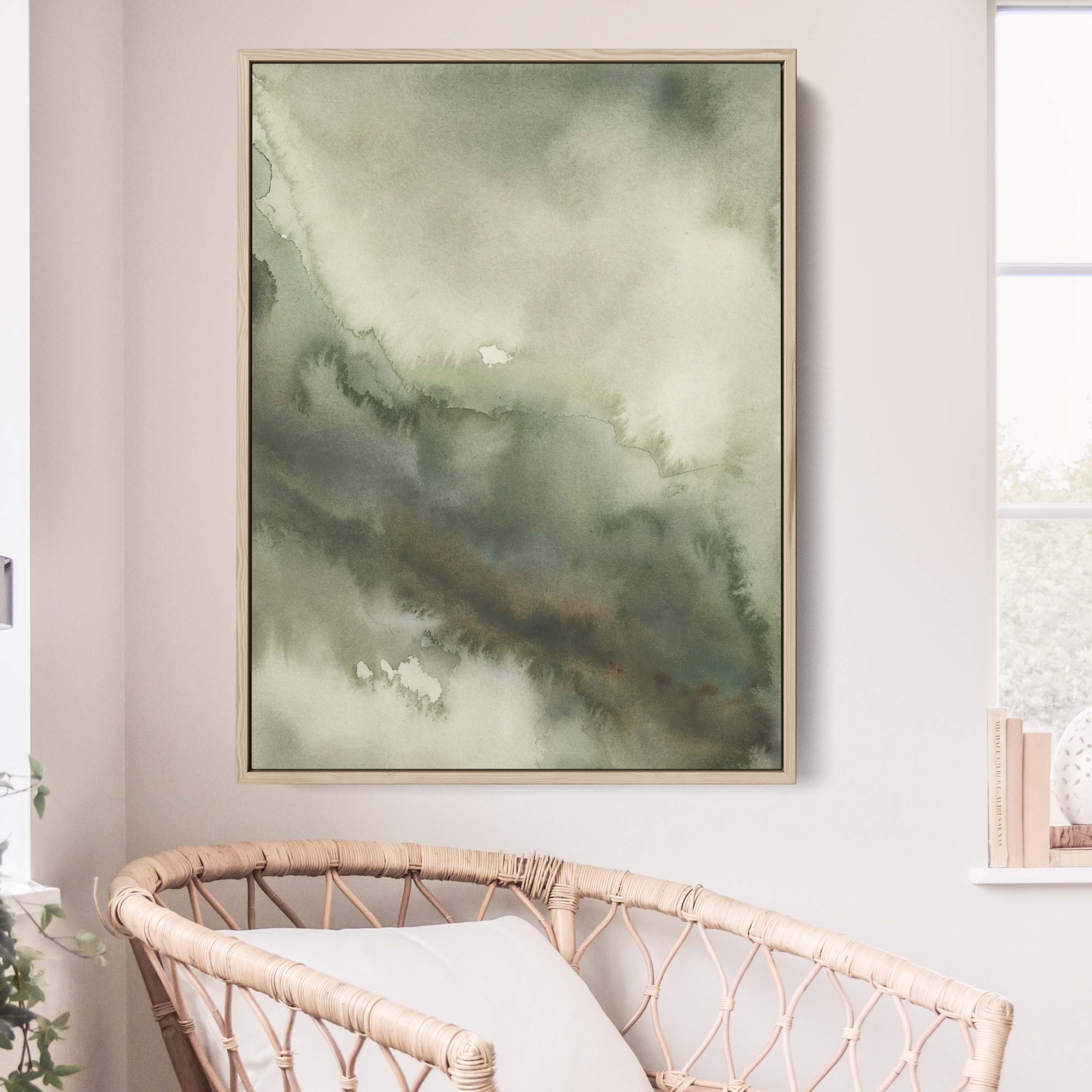 Abstract Green Watercolor, No. 2 - Image 8