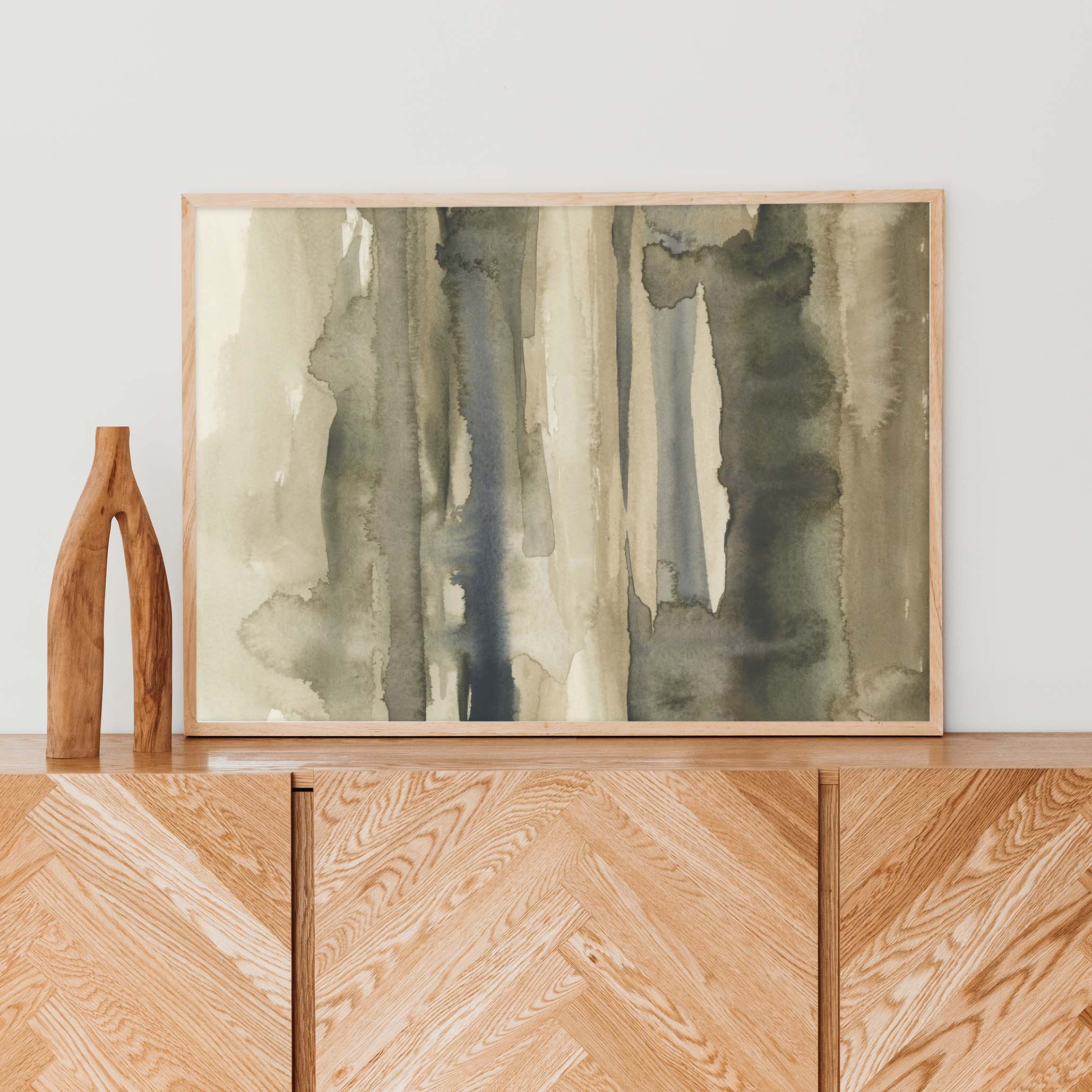 Abstract Neutral Watercolor - Image 13