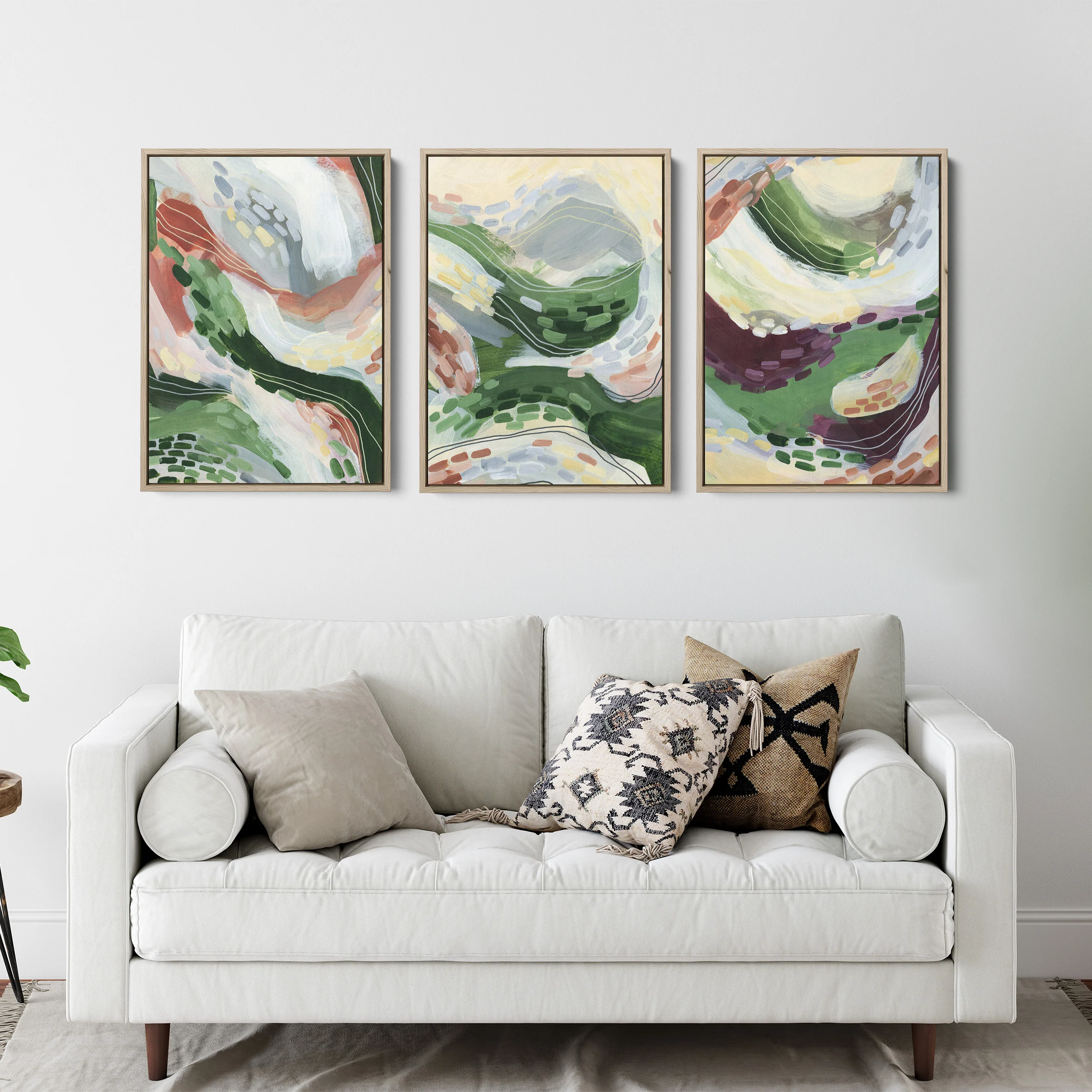 Abstract Windy Florals - Set of 3 - Image 6