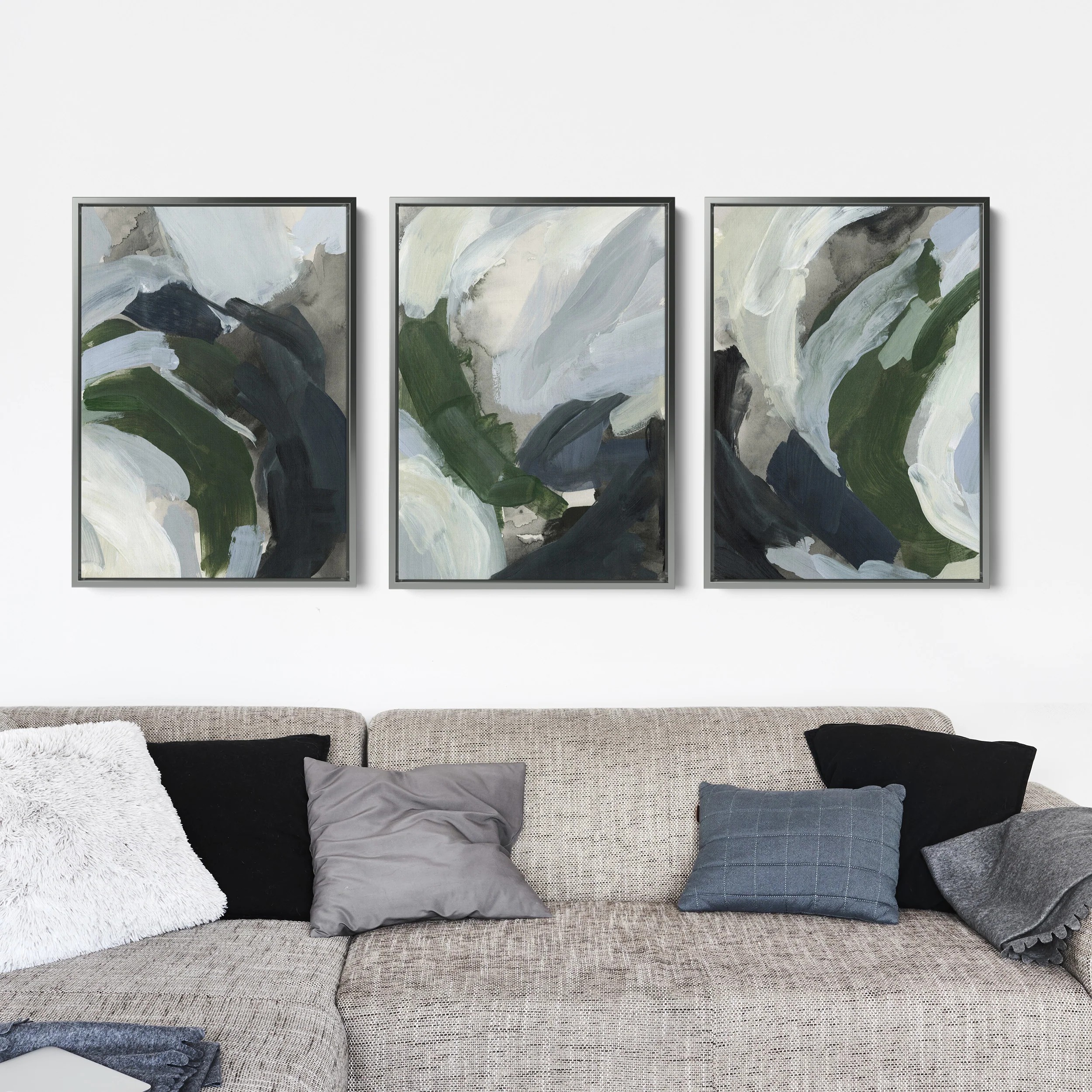 Abstracted Flood - Set of 3 - Image 9