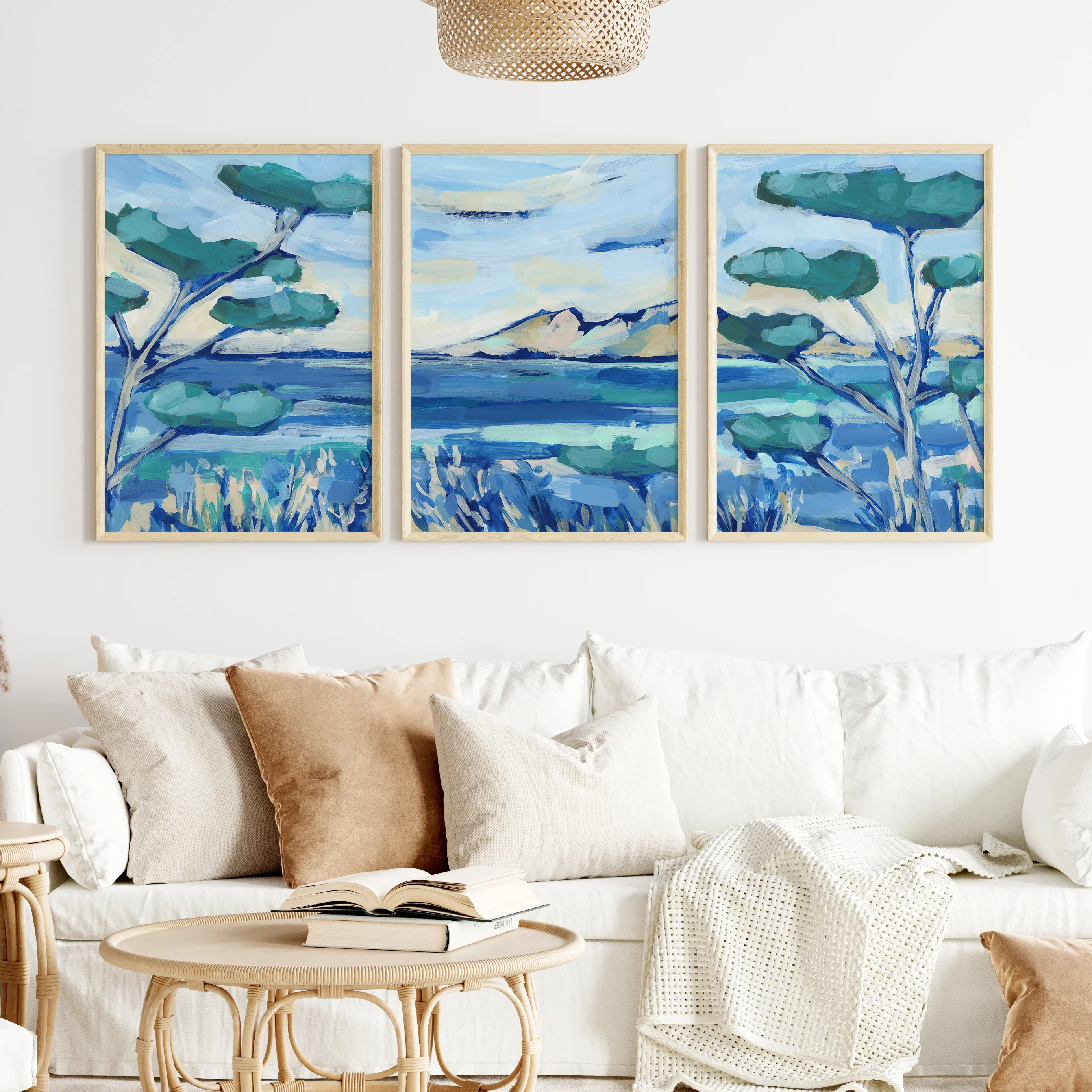 An Italian Summer Triptych - Set of 3