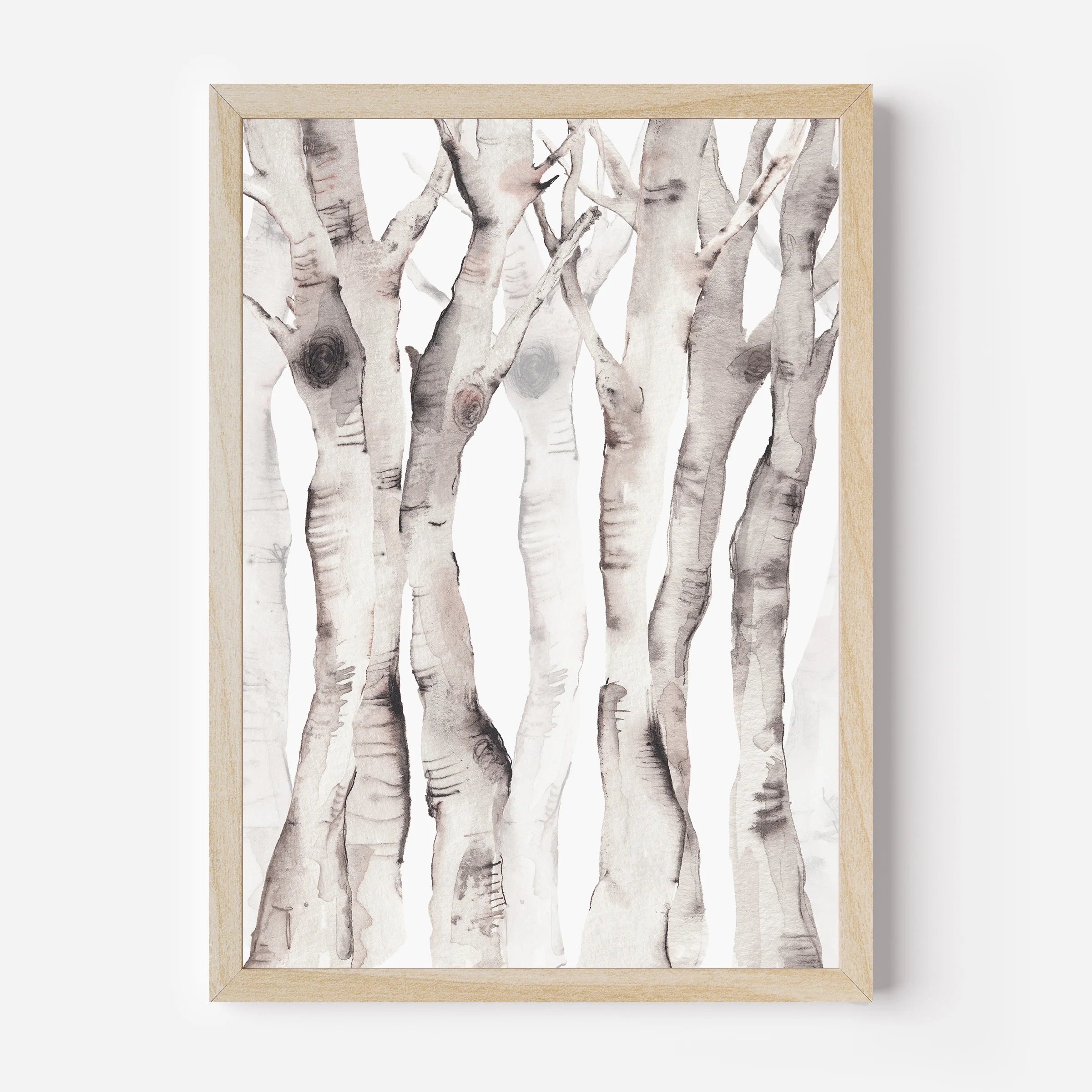 Birch Tree Watercolor No. 1 - Image 3