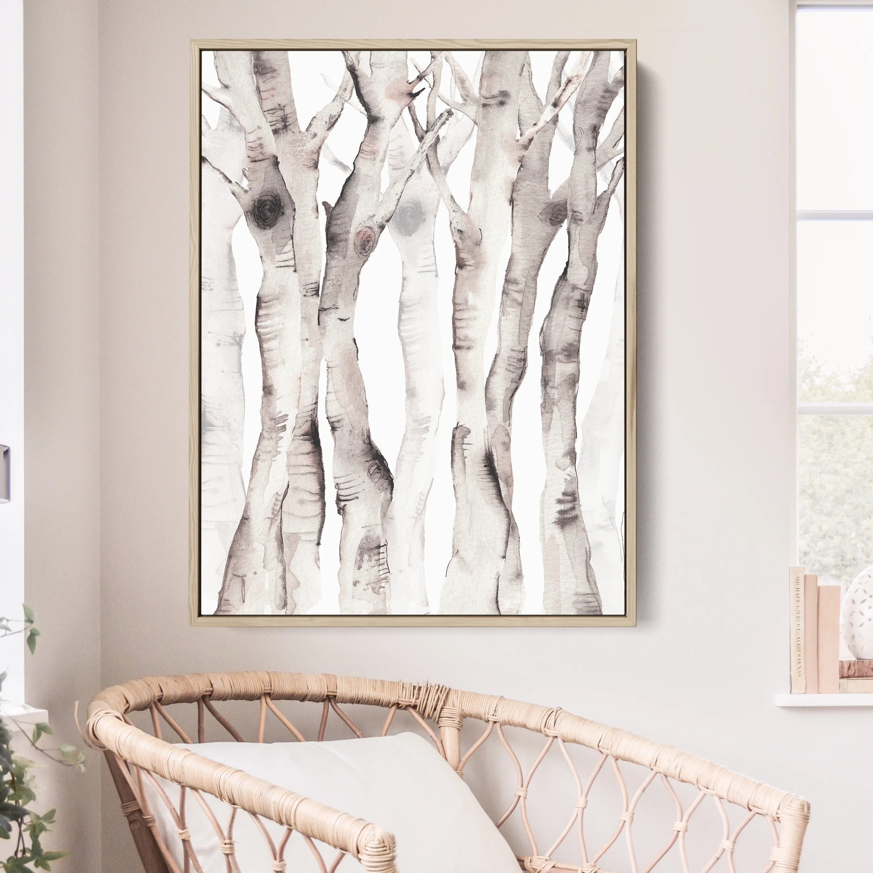 Birch Tree Watercolor No. 1 - Image 9