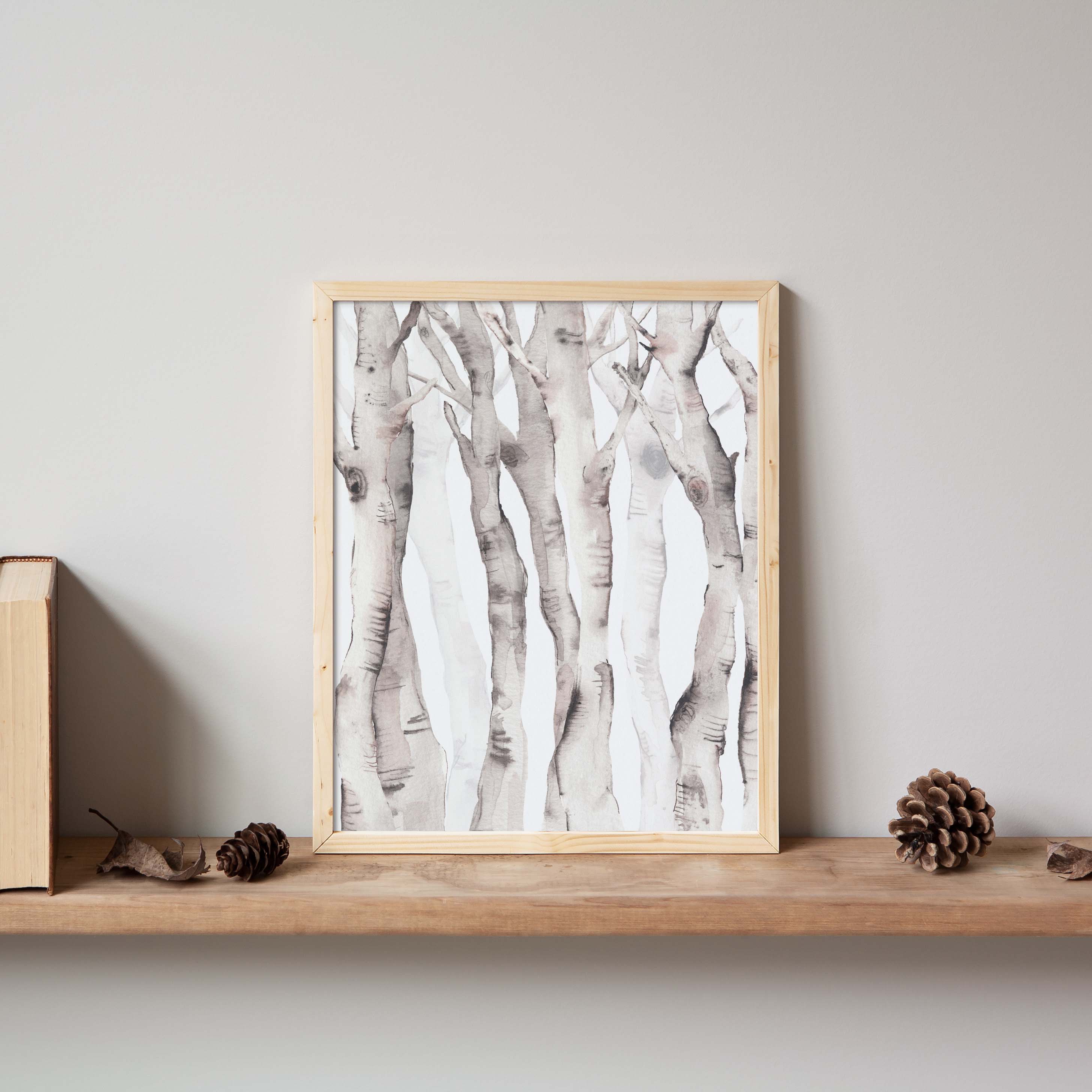 Birch Tree Watercolor No. 2 - Image 13