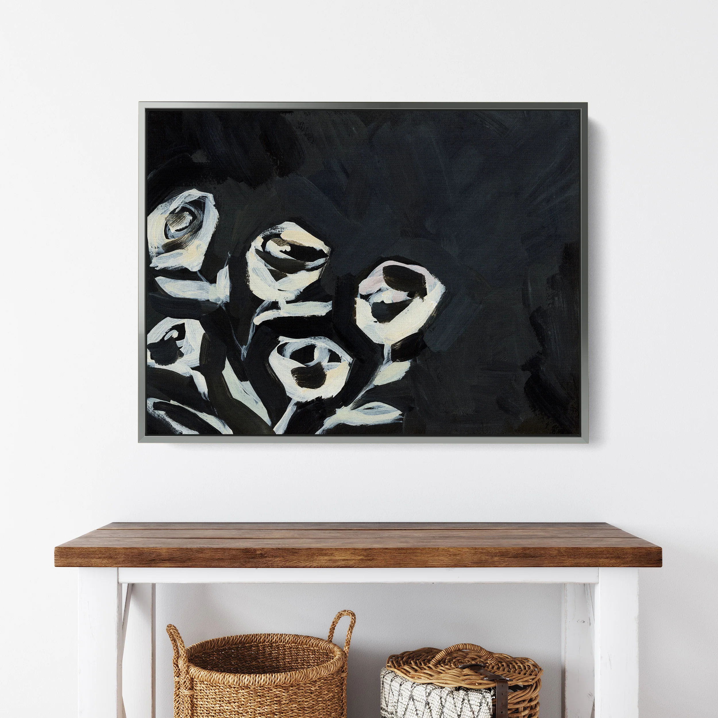 Black & Cream Roses - Image 13