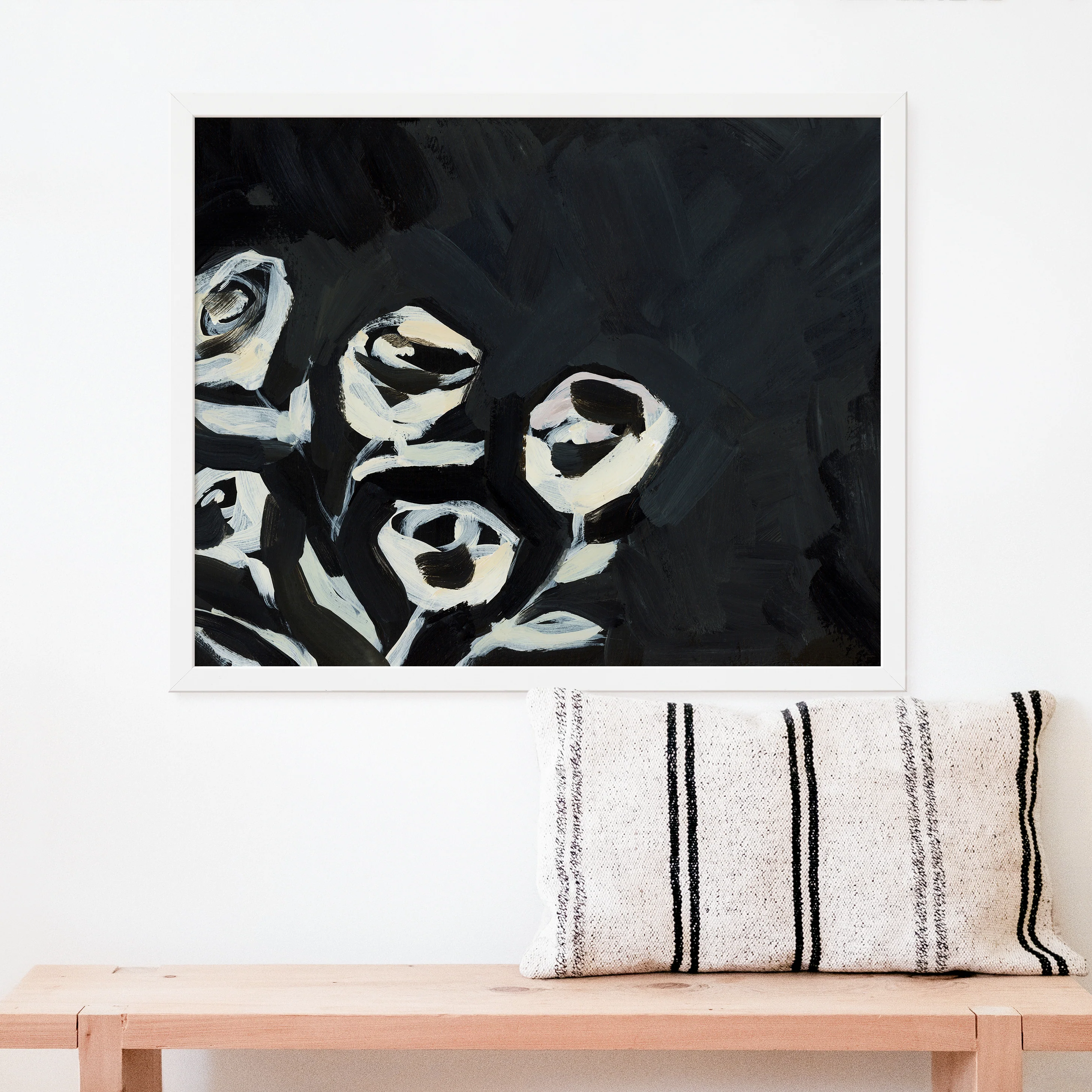 Black & Cream Roses - Image 9