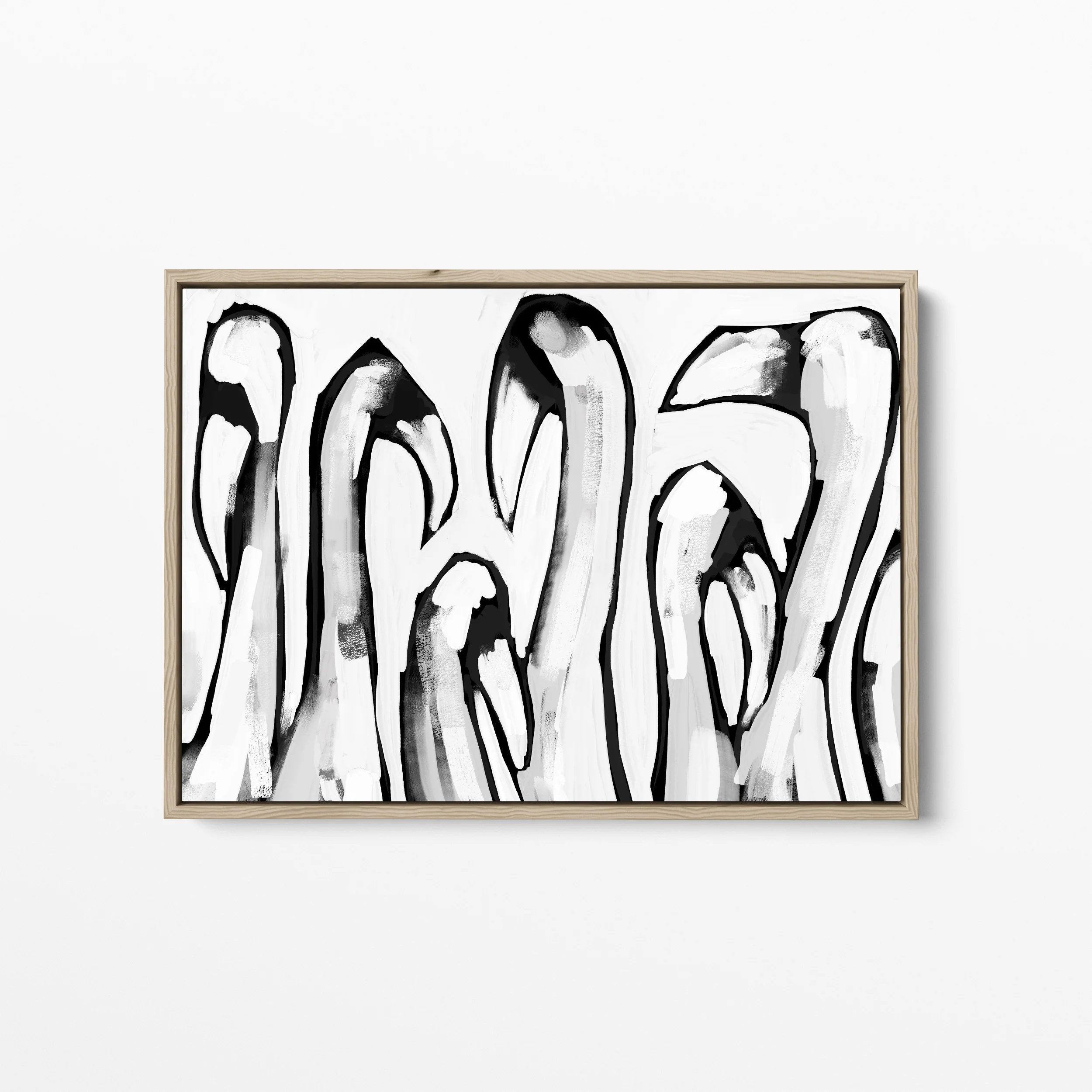 Black & White Flamingo Gathering - Image 3