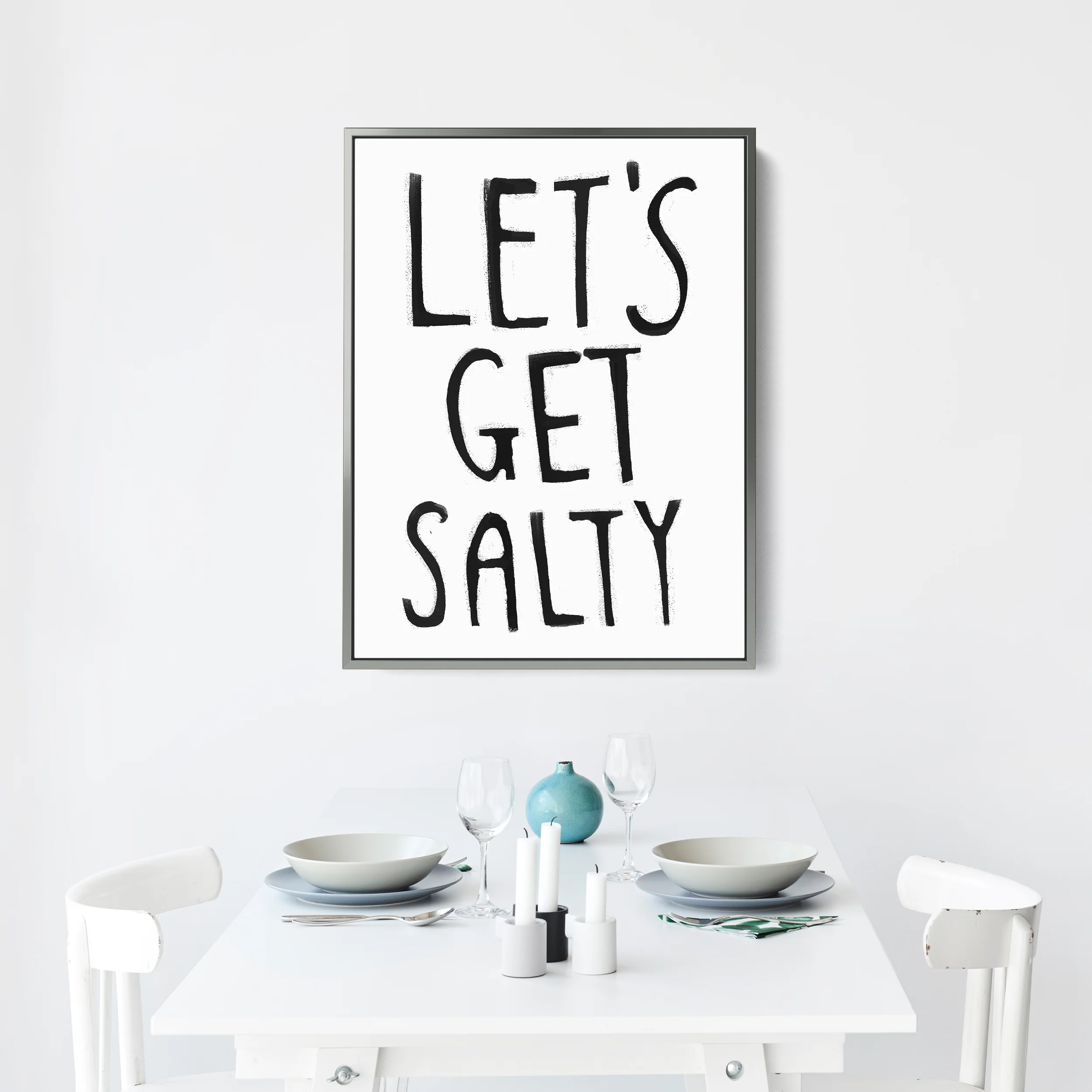 Black & White Let's Get Salty - Image 8