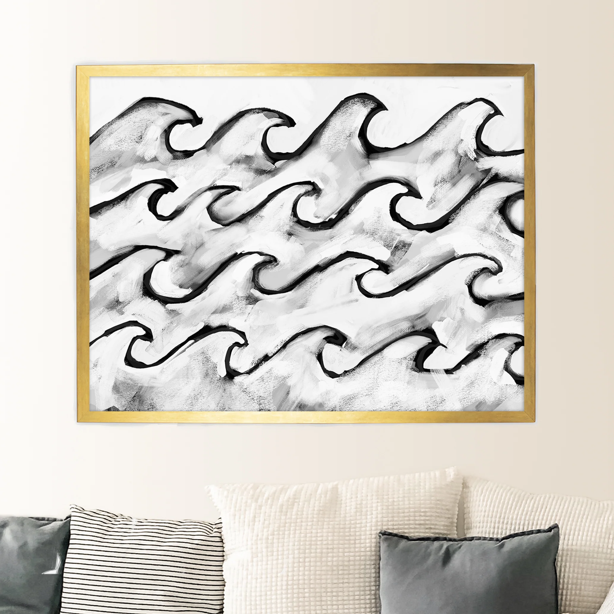 Black & White Roaring Seas - Image 7