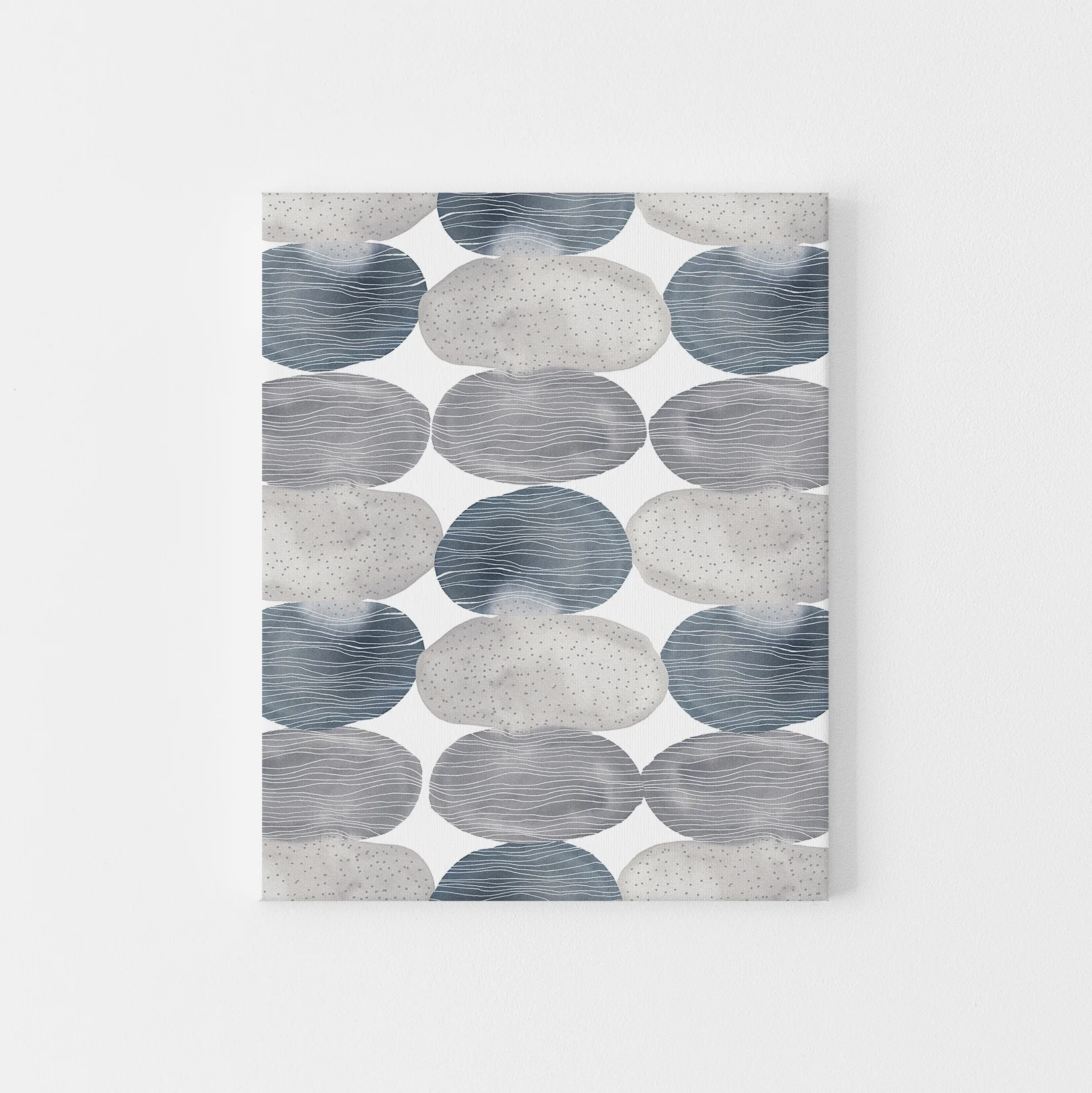 Blue and Gray Circles - Image 2