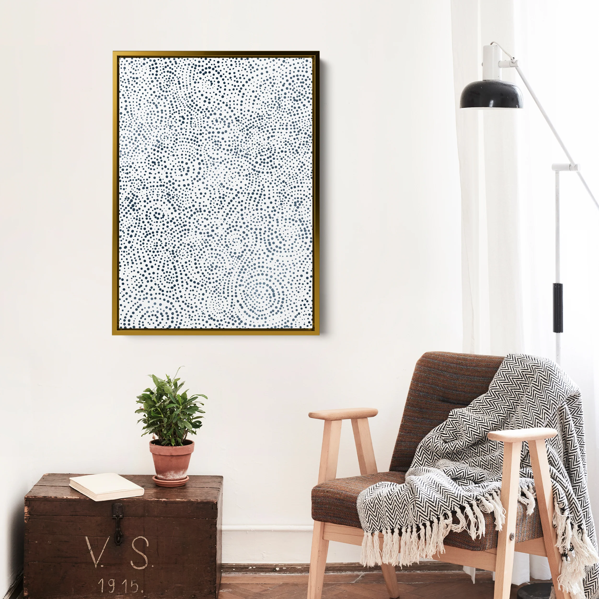 Blue and White Swirls - Image 8