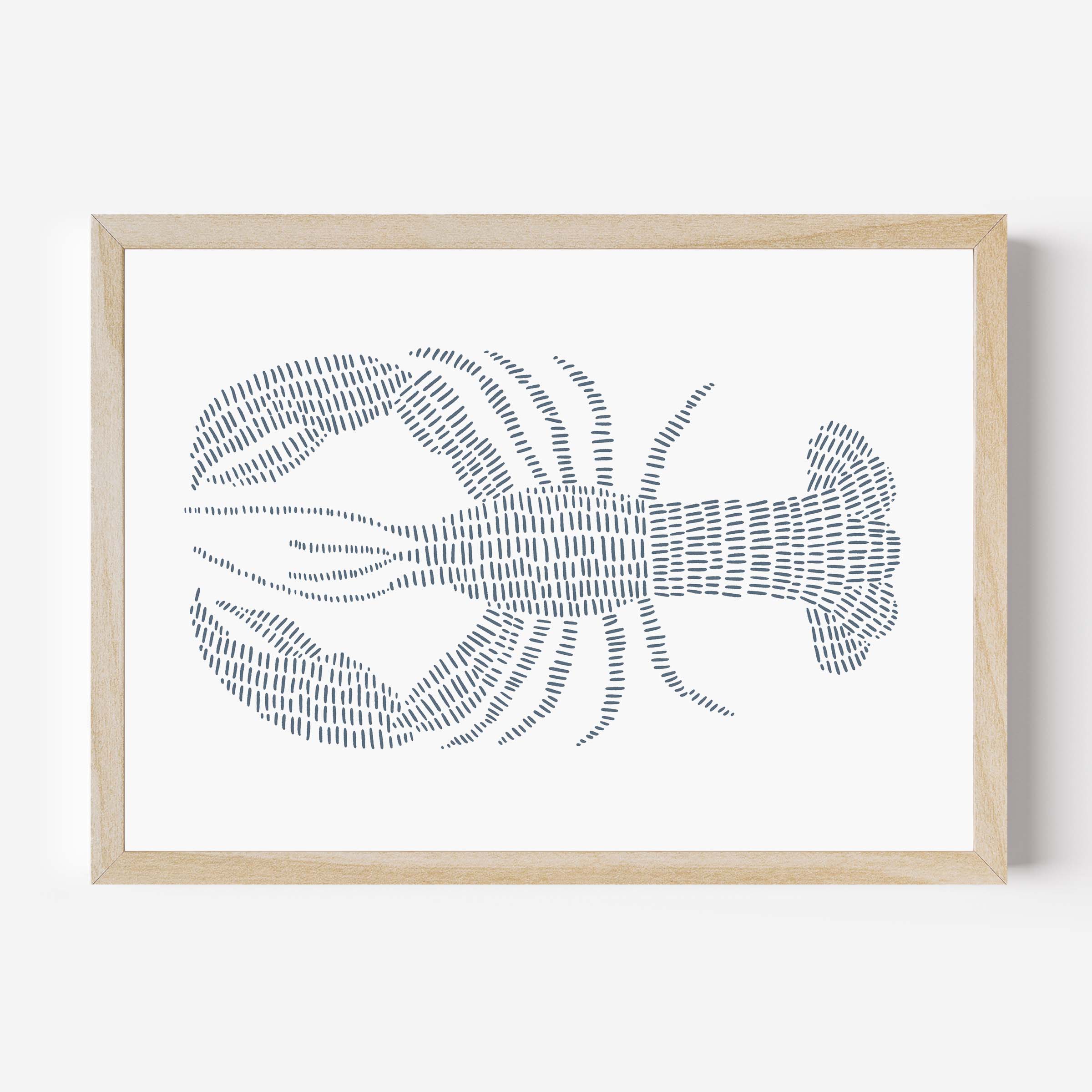Blue Lobster Illustration - Image 3
