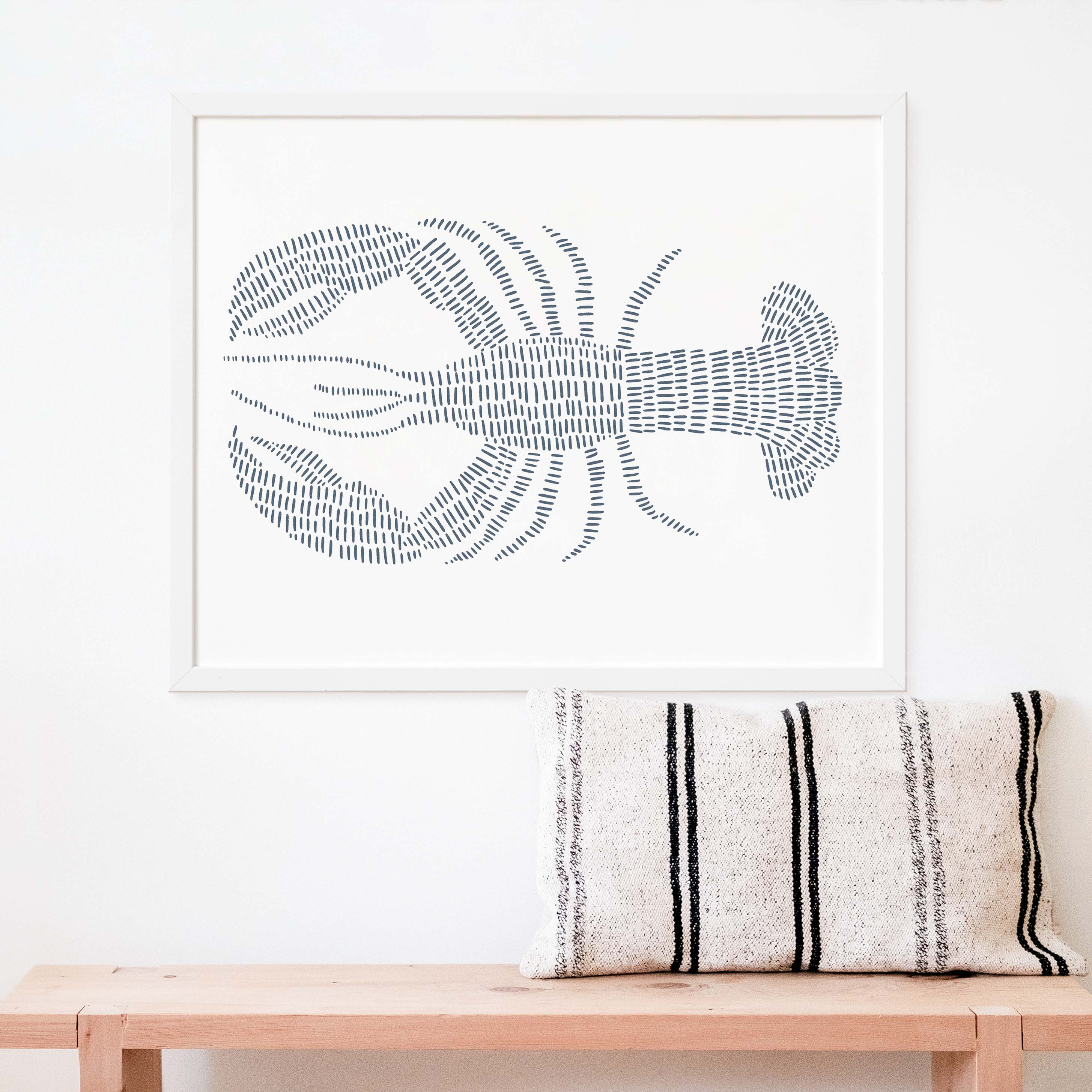 Blue Lobster Illustration - Image 9