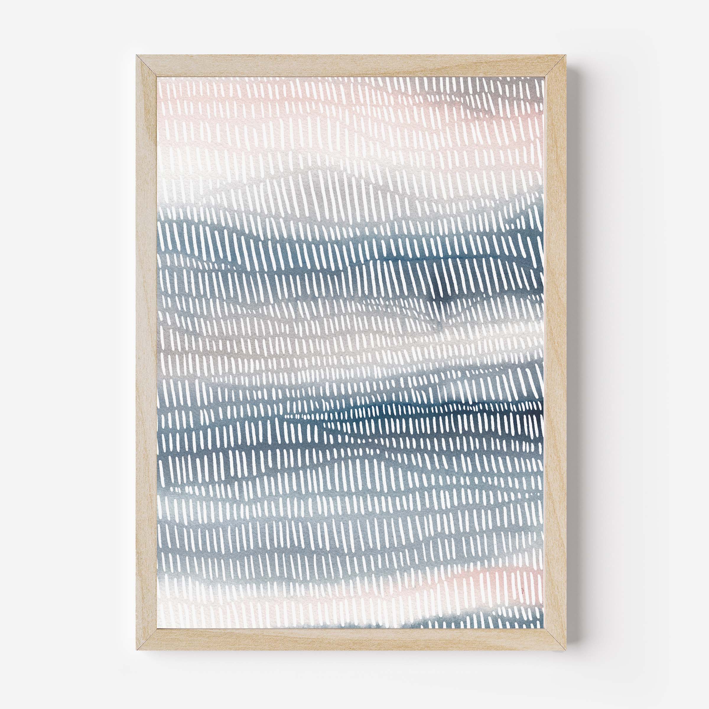 Blue Neutral Ocean Watercolor, No. 4 - Image 4