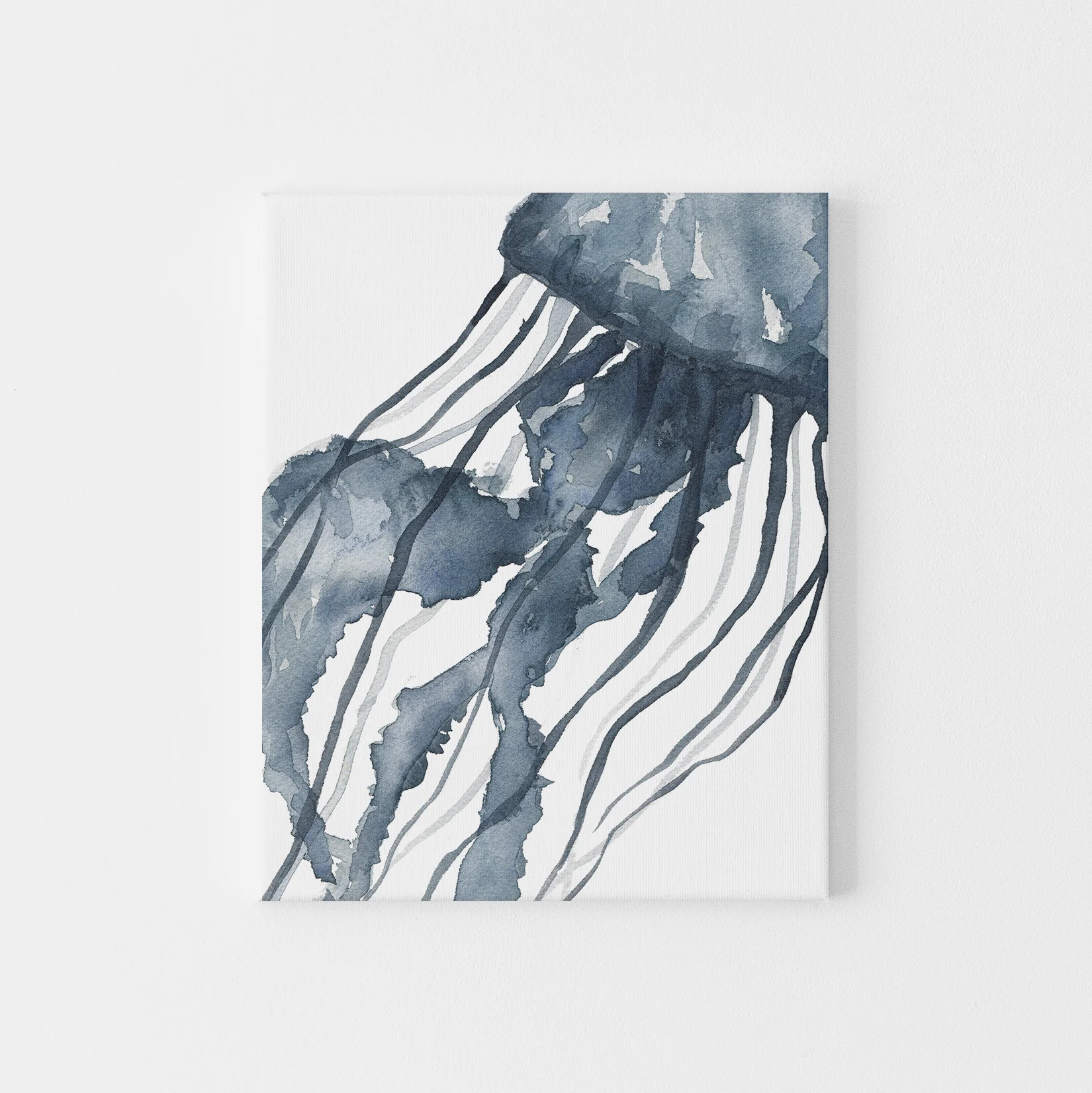 Blue Watercolor Jellyfish No. 1 - Image 4