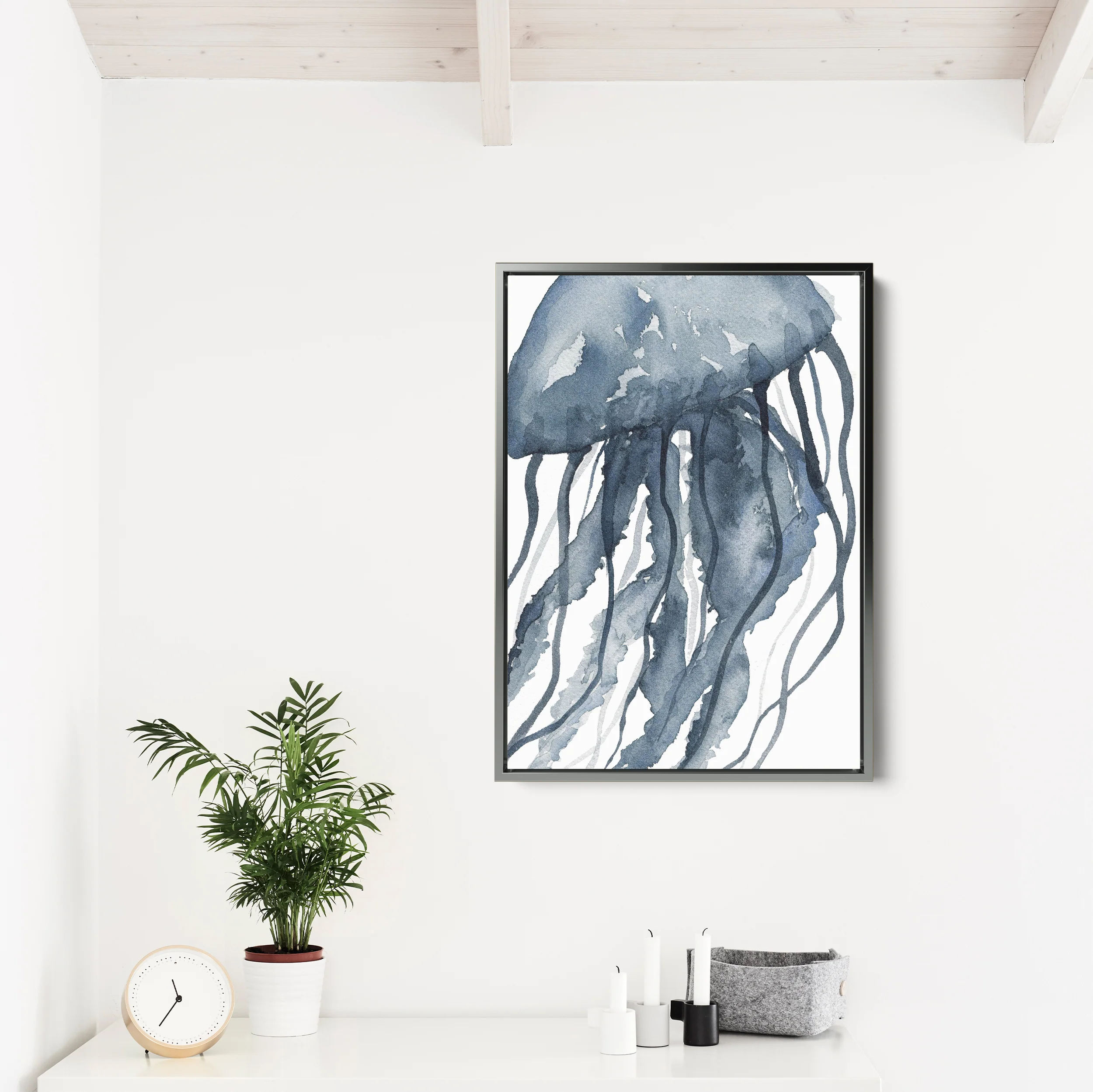 Blue Watercolor Jellyfish No. 2 - Image 13