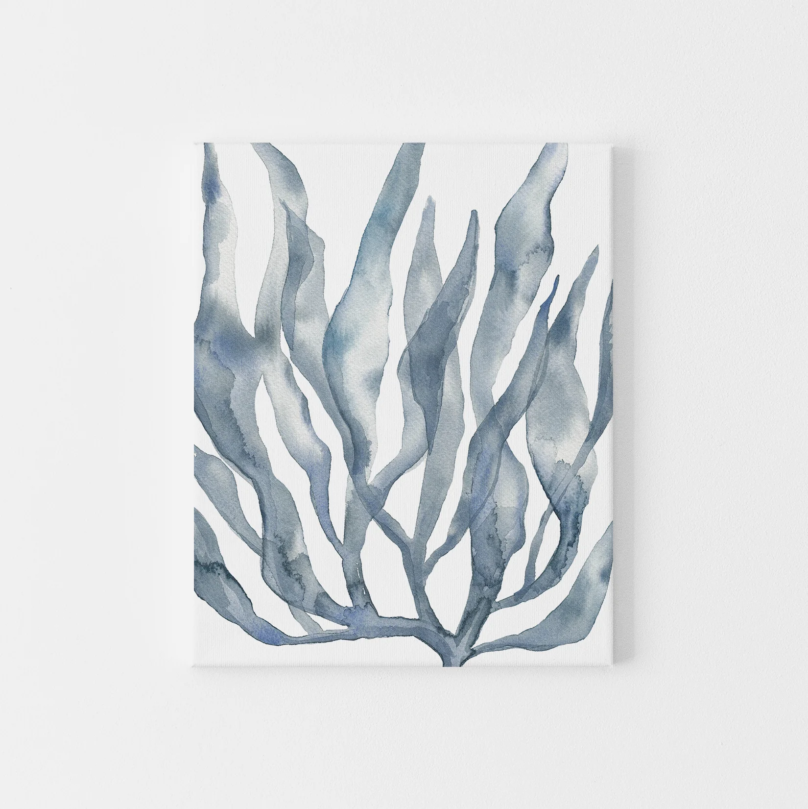 Blue Watercolor Seaweed Painting No. 2 - Image 5