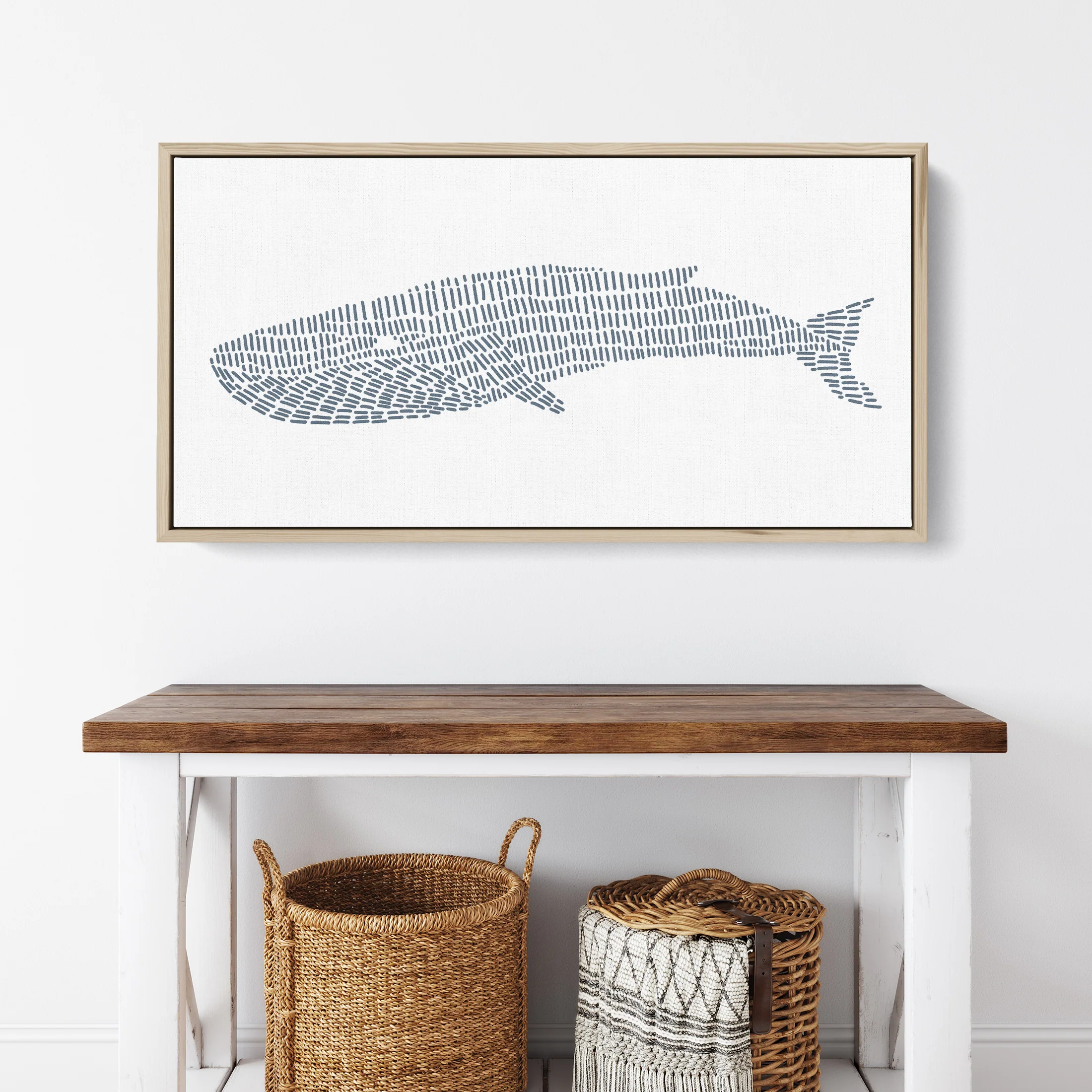 Blue Whale Illustration Panoramic - Image 7