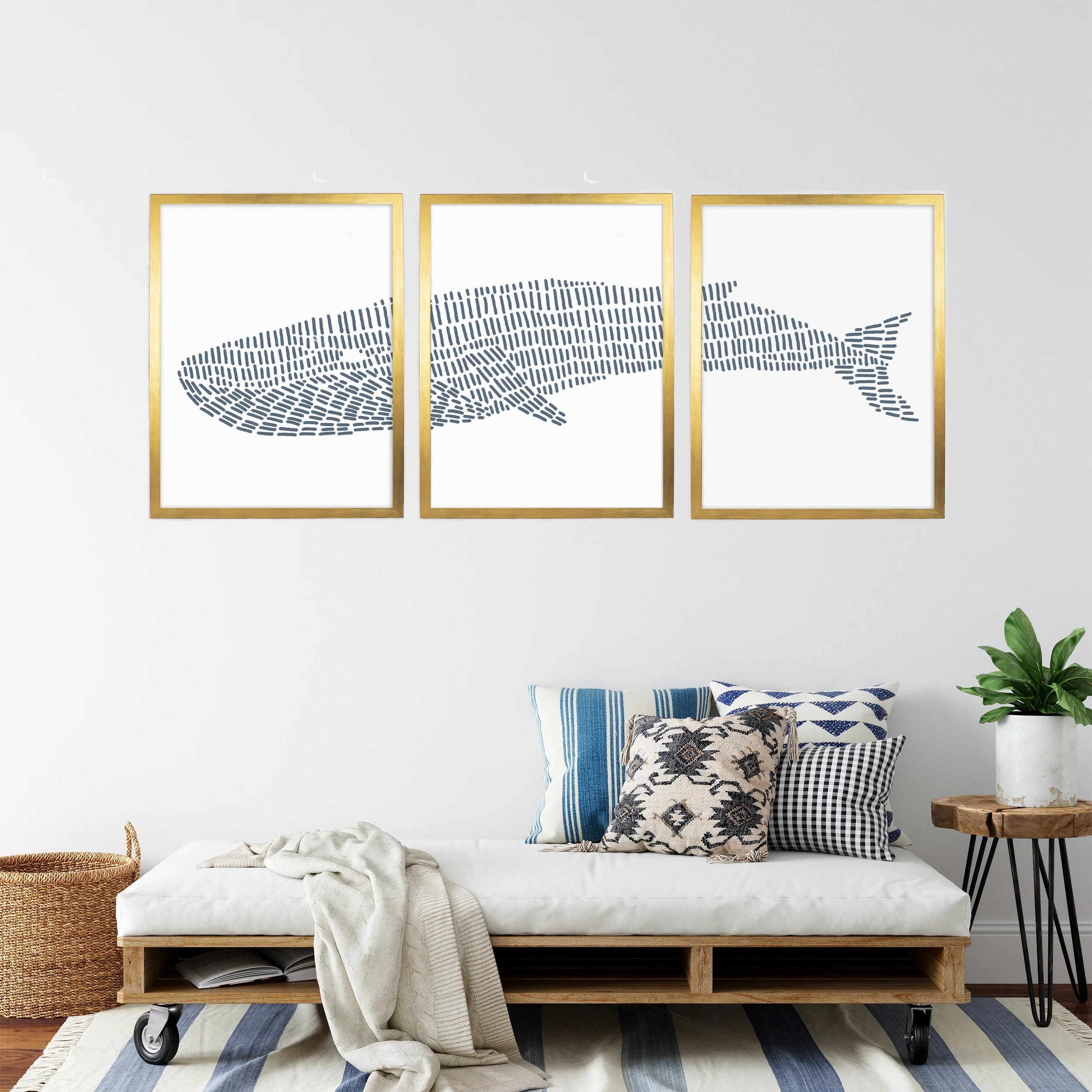 Blue Whale Illustration - Set of 3 - Image 8