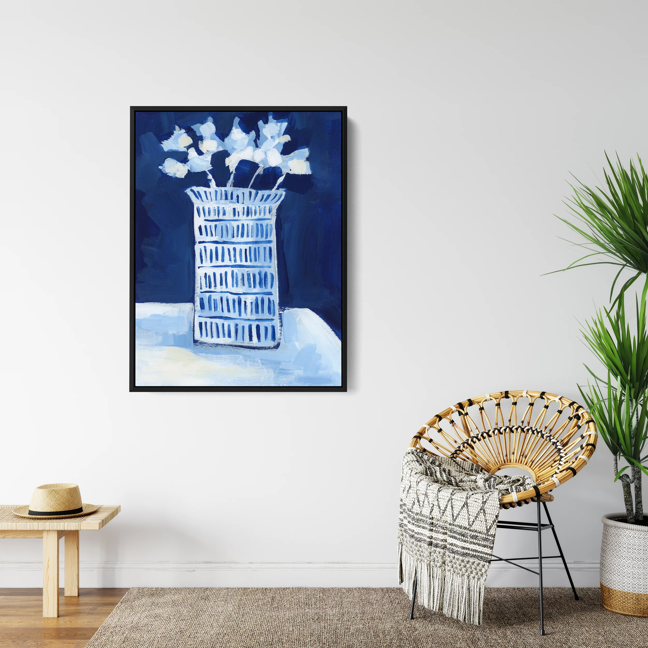 Blue & White Florals, No. 3 - Image 10