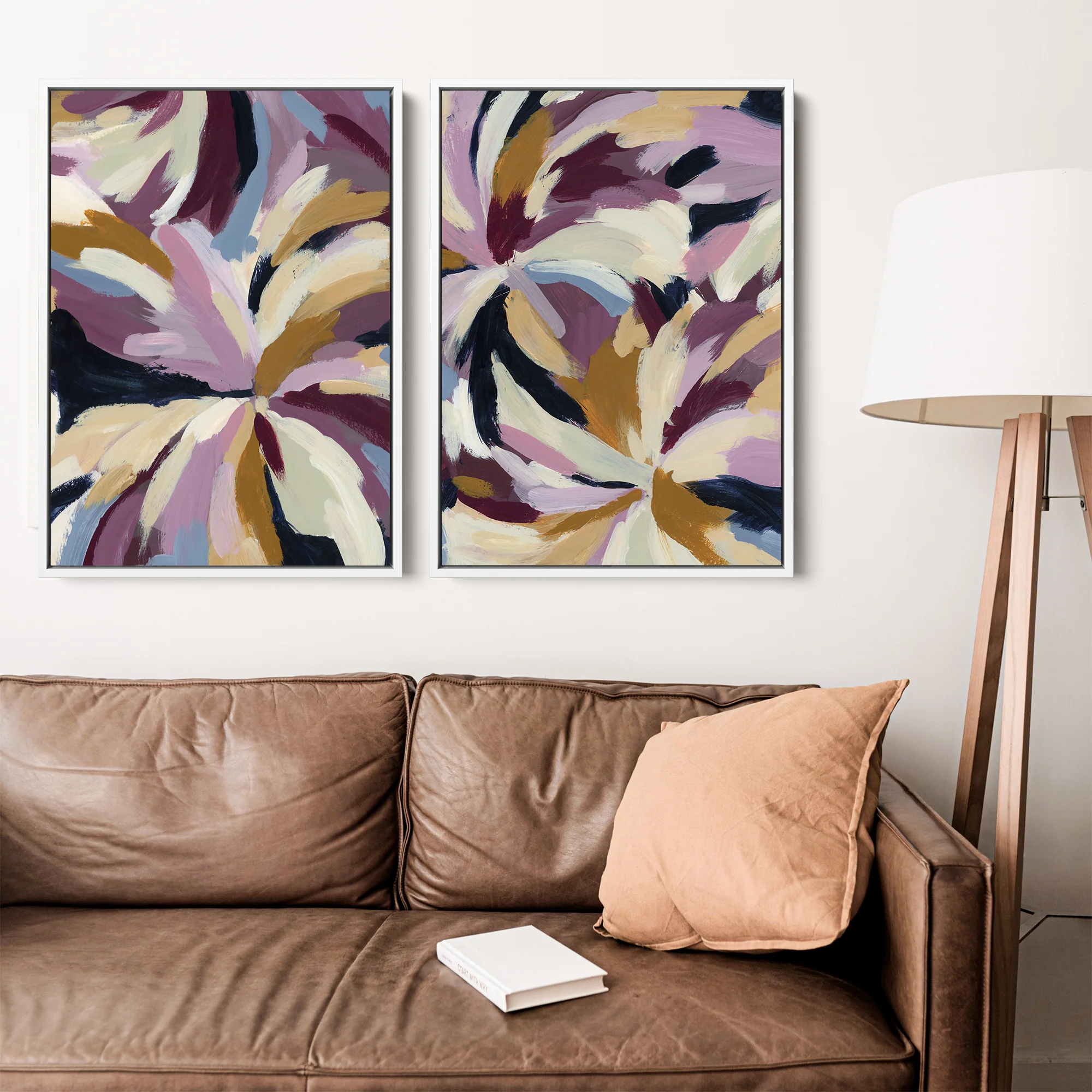 Blurred Petals Diptych - Set of 2 - Image 8
