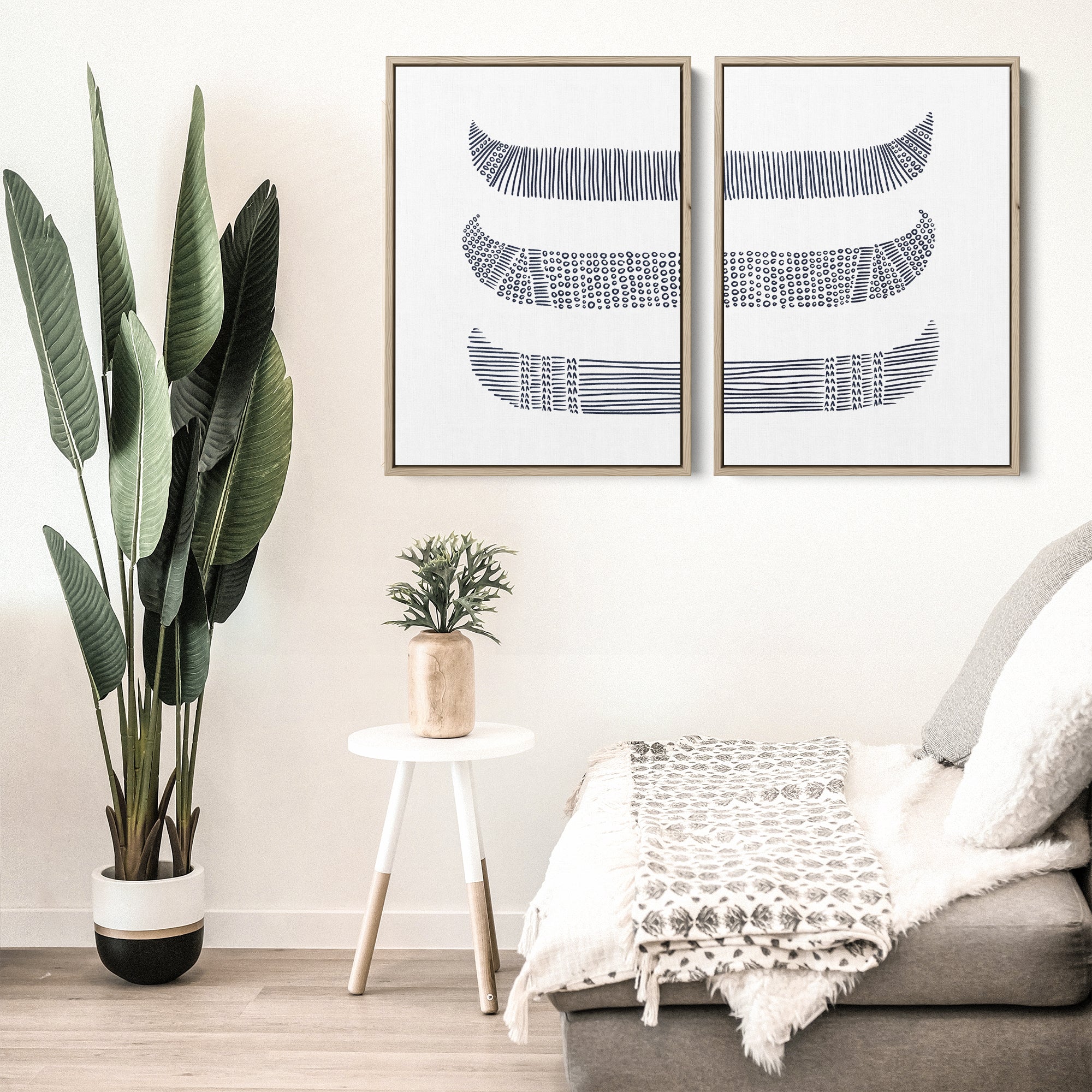 Canoes in Circles Diptych - Set of 2 - Image 12