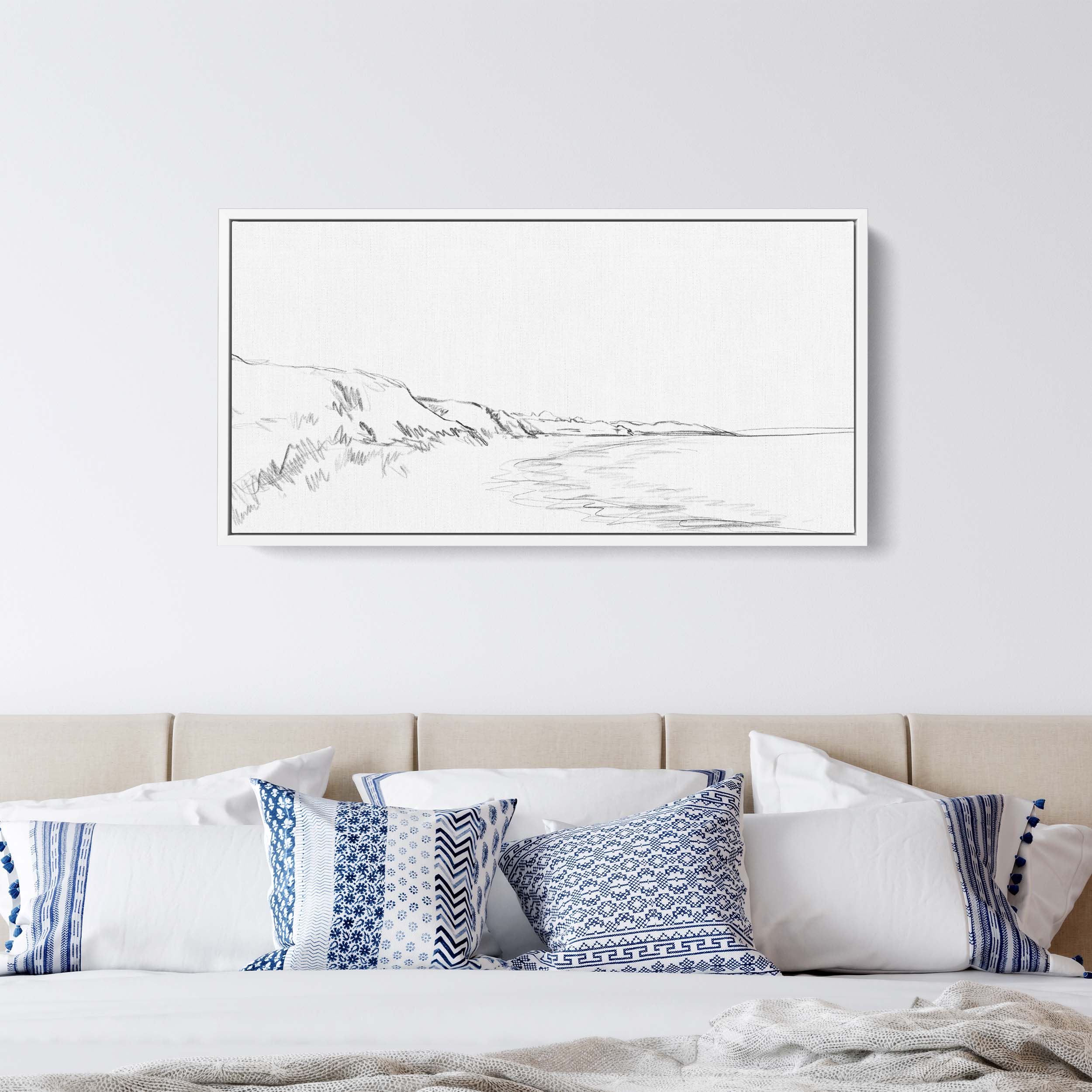 Coastal Bluff Seascape Panoramic