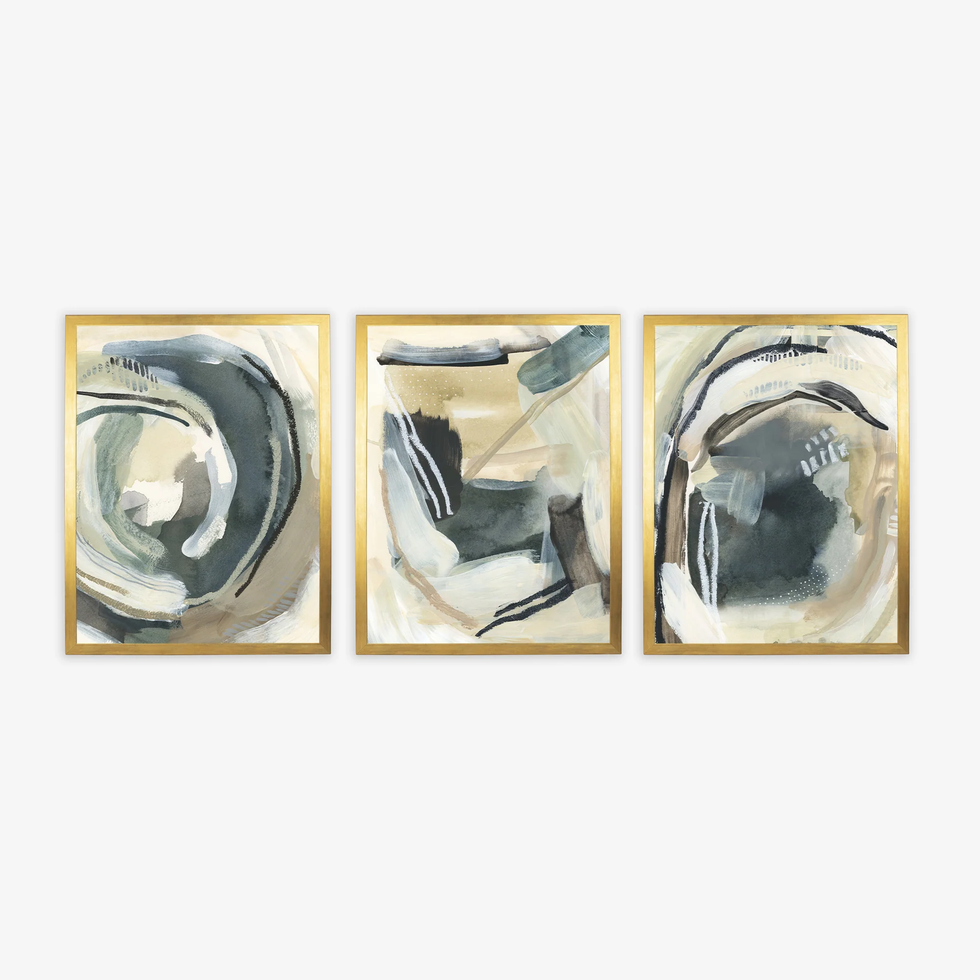 Contemporary Movement Abstracts - Set of 3 - Image 4