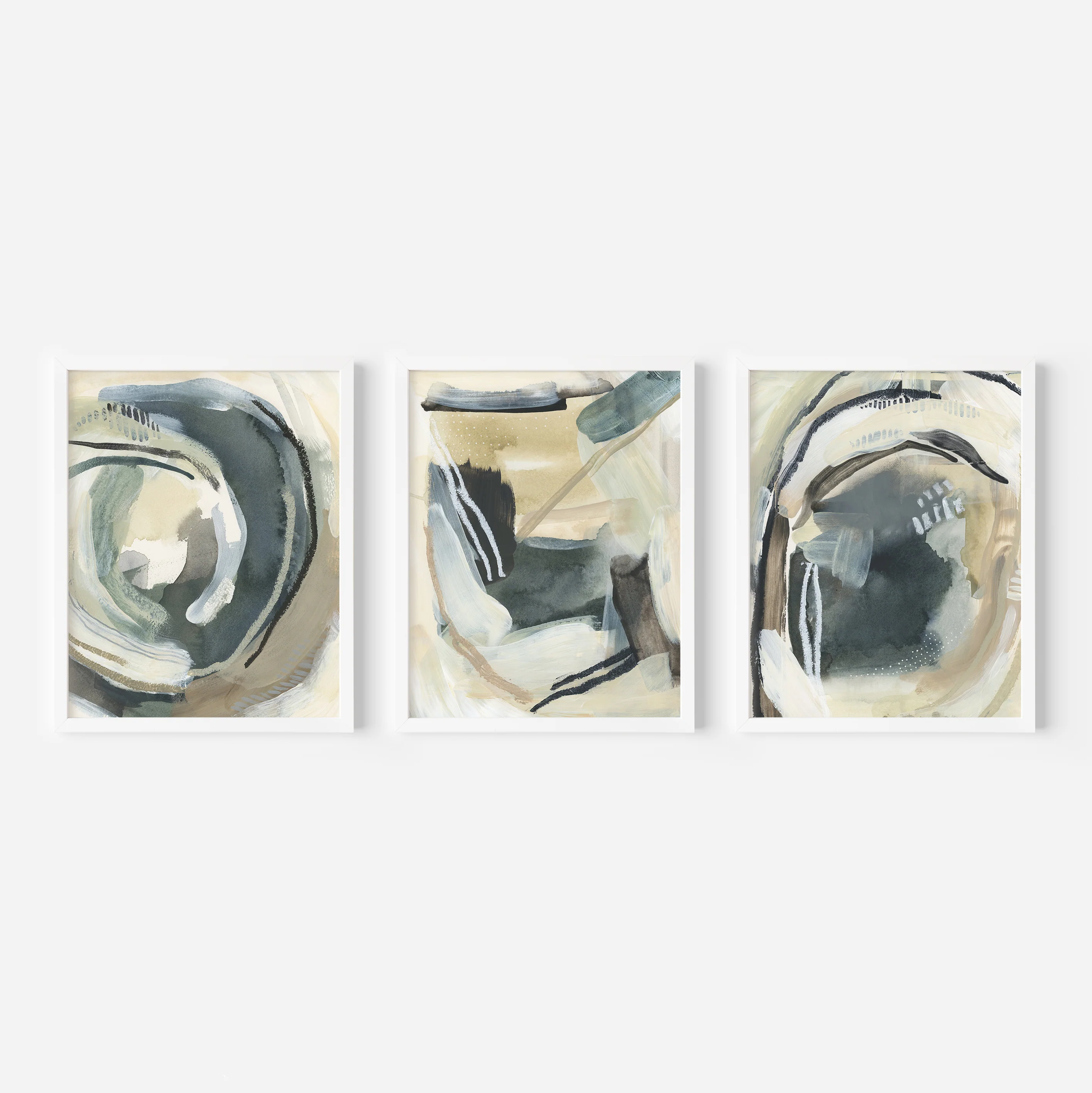 Contemporary Movement Abstracts - Set of 3 - Image 5