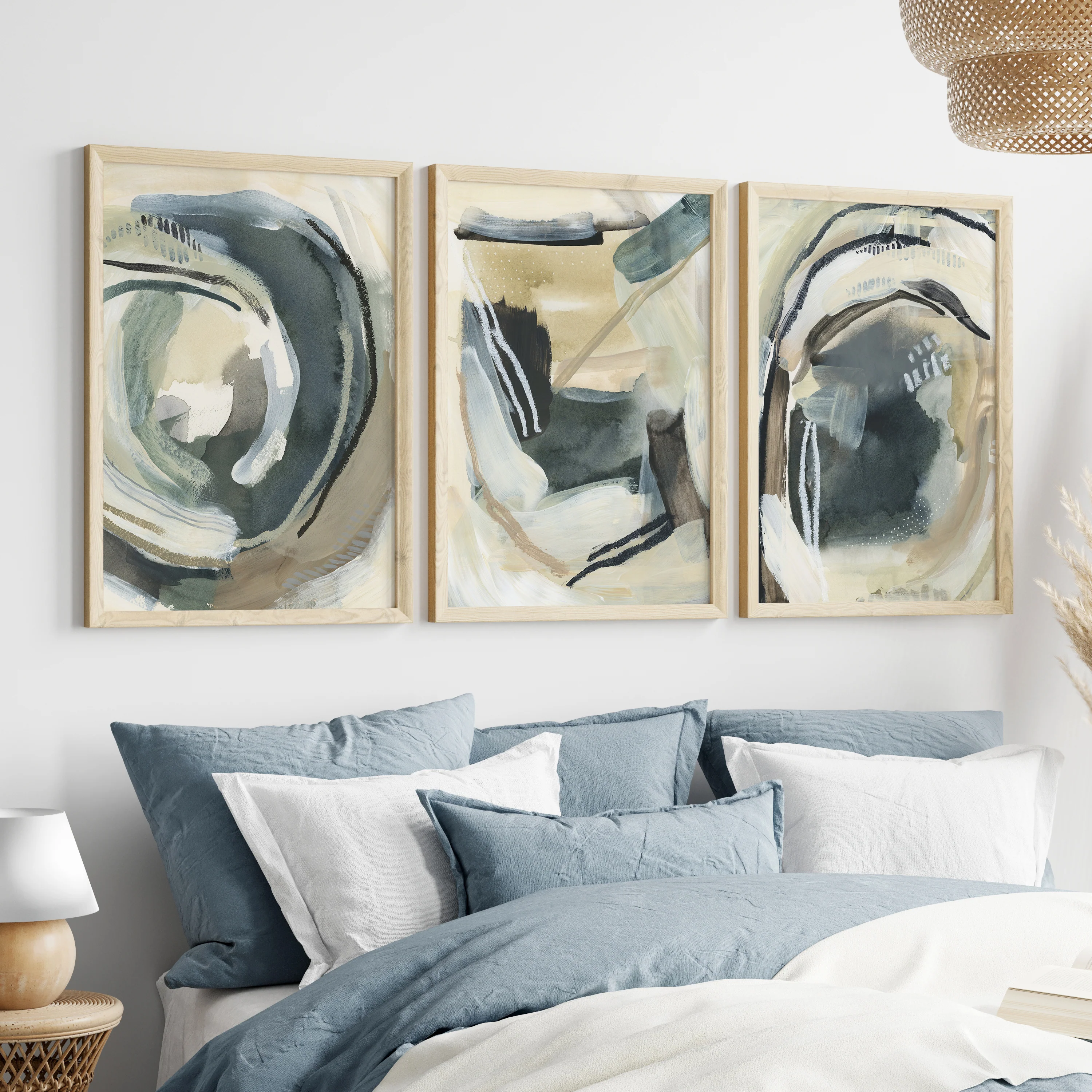 Contemporary Movement Abstracts - Set of 3 - Image 7
