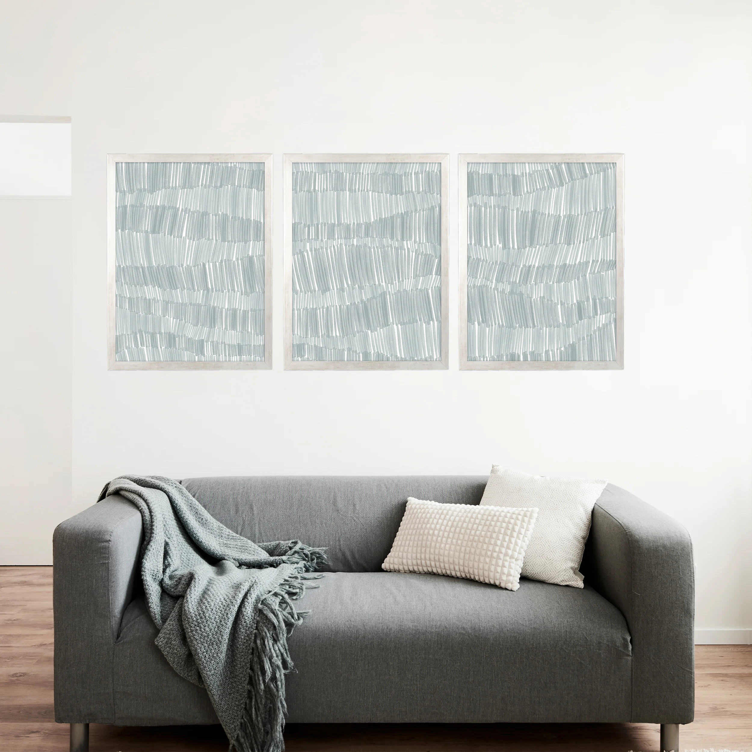 Deconstructed Ocean Waves Triptych - Set of 3 - Image 13