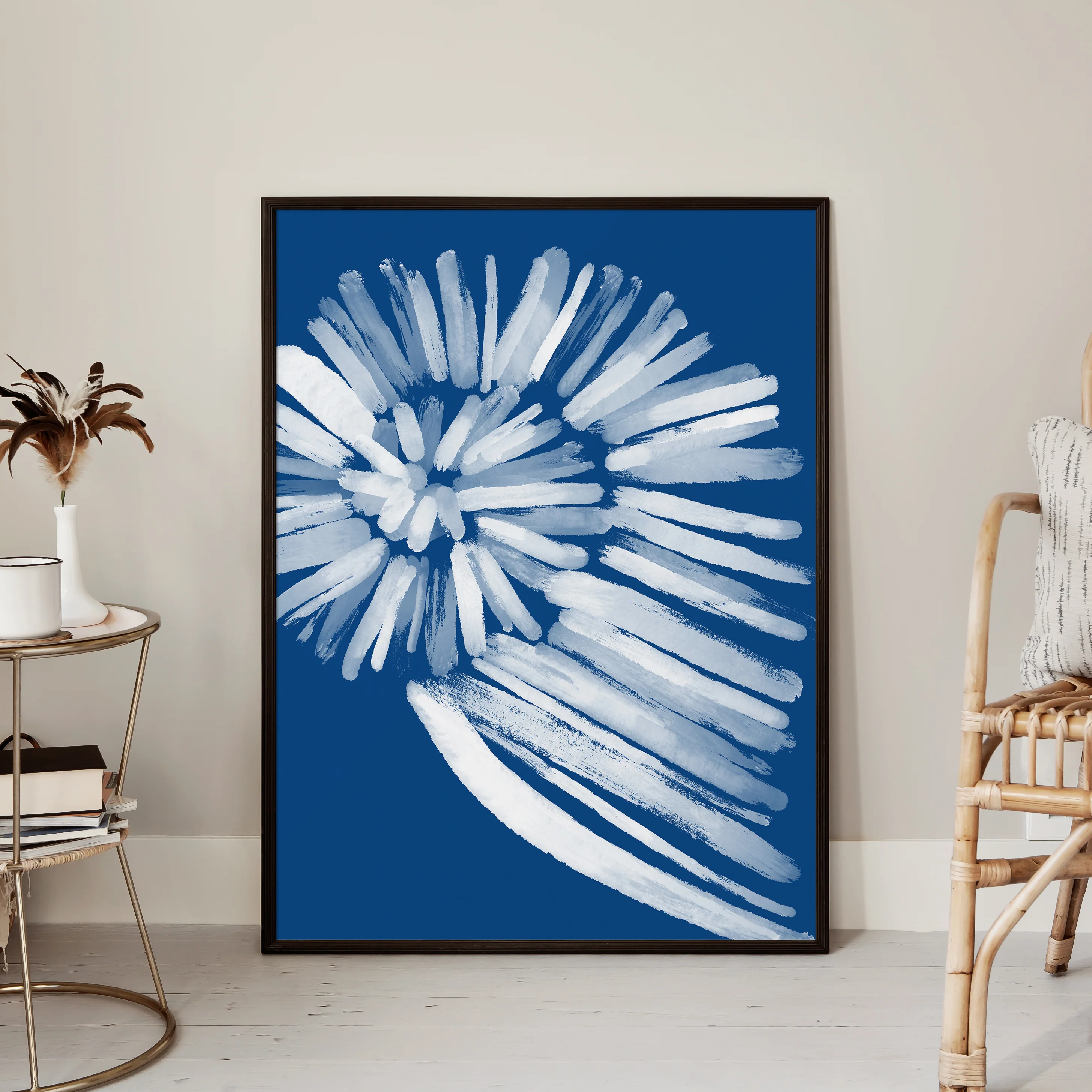 Deep Azure Blue Seashell - Image 5