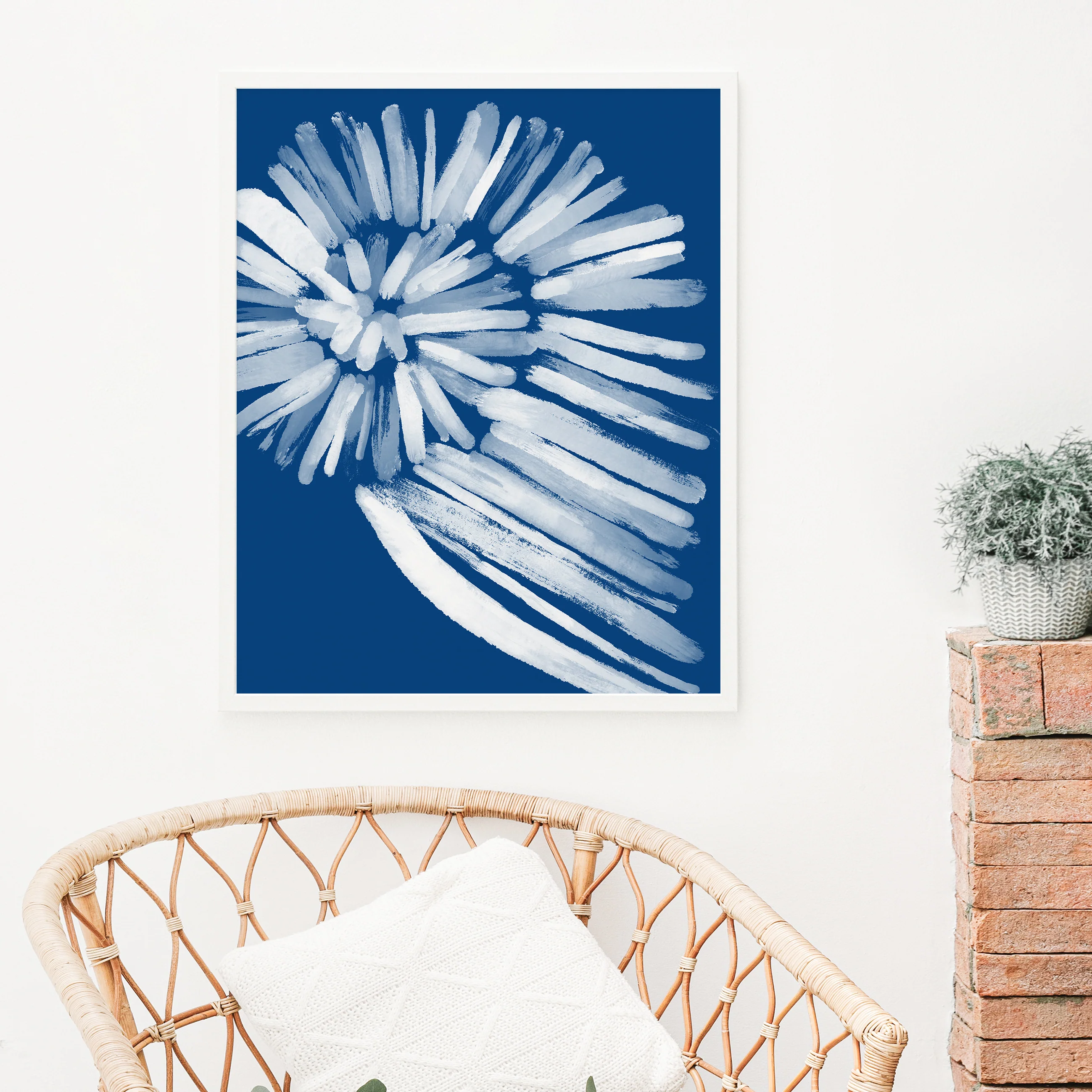 Deep Azure Blue Seashell - Image 6