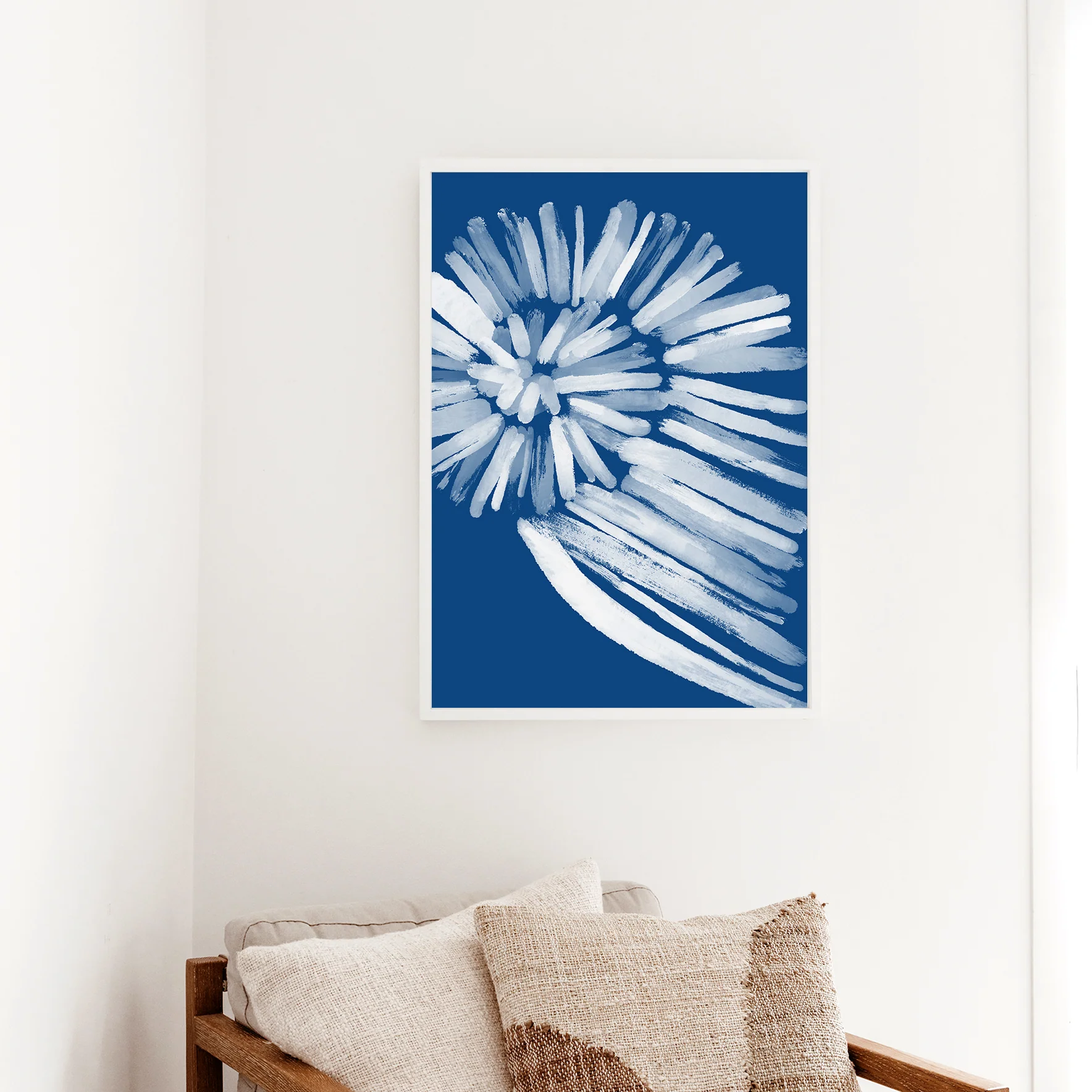 Deep Azure Blue Seashell - Image 8
