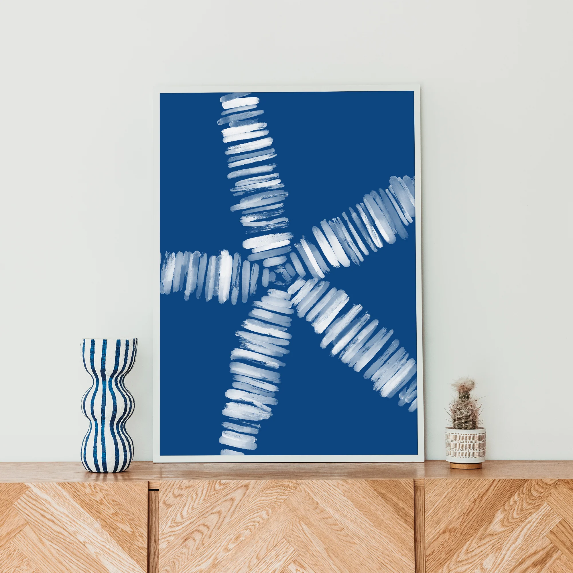 Deep Azure Blue Starfish
