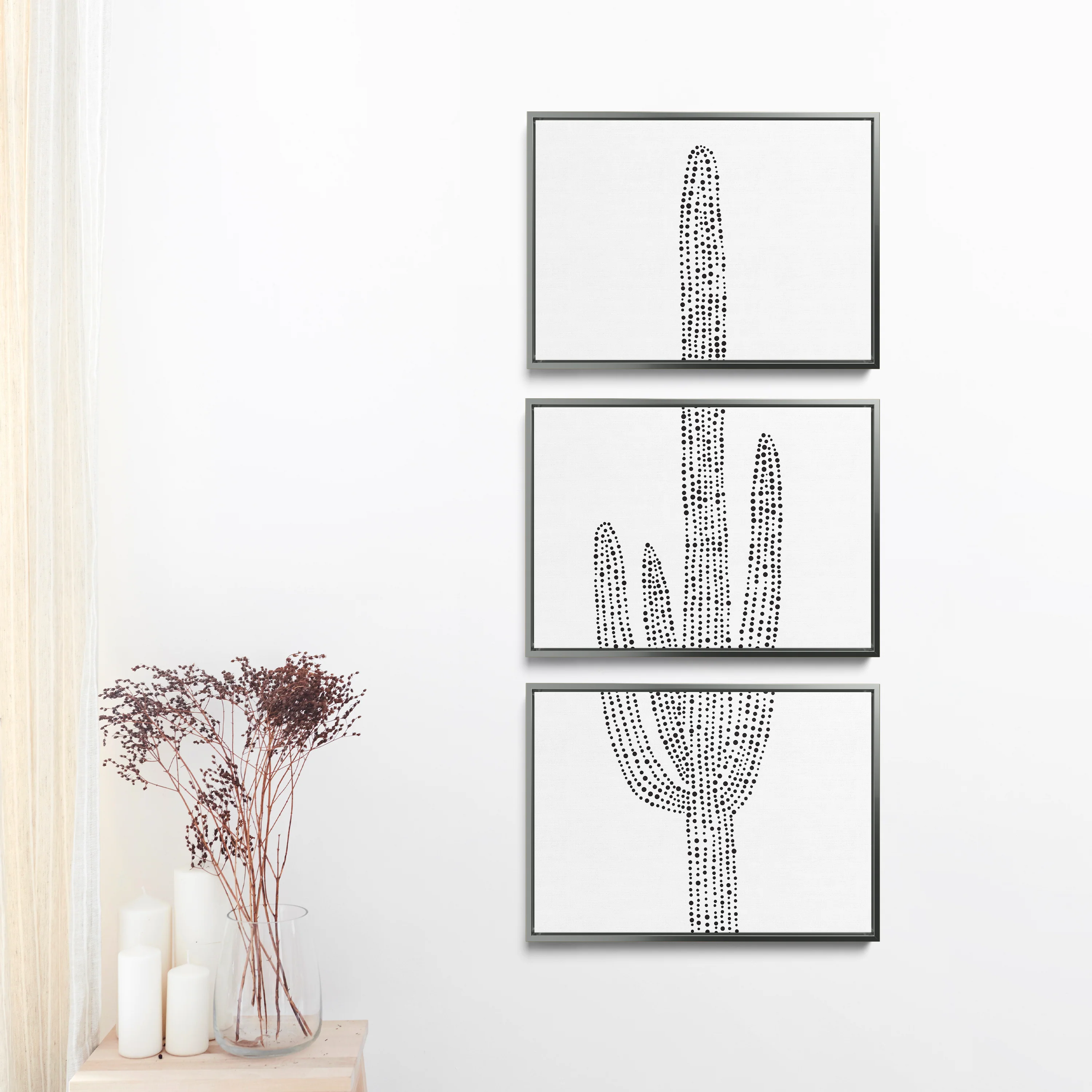 Desert Saguaro Cactus, No. 2 - Set of 3 - Image 10