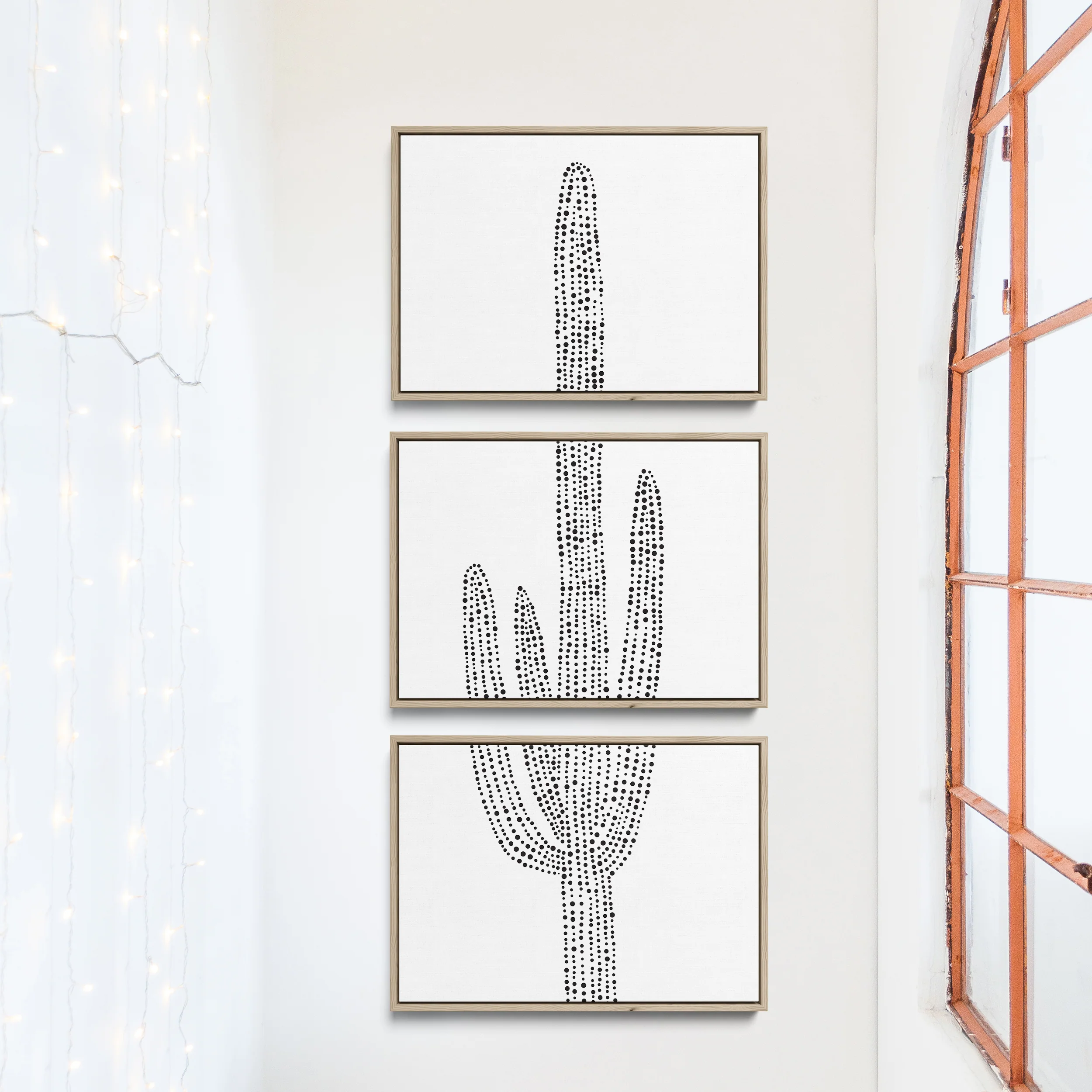 Desert Saguaro Cactus, No. 2 - Set of 3 - Image 11