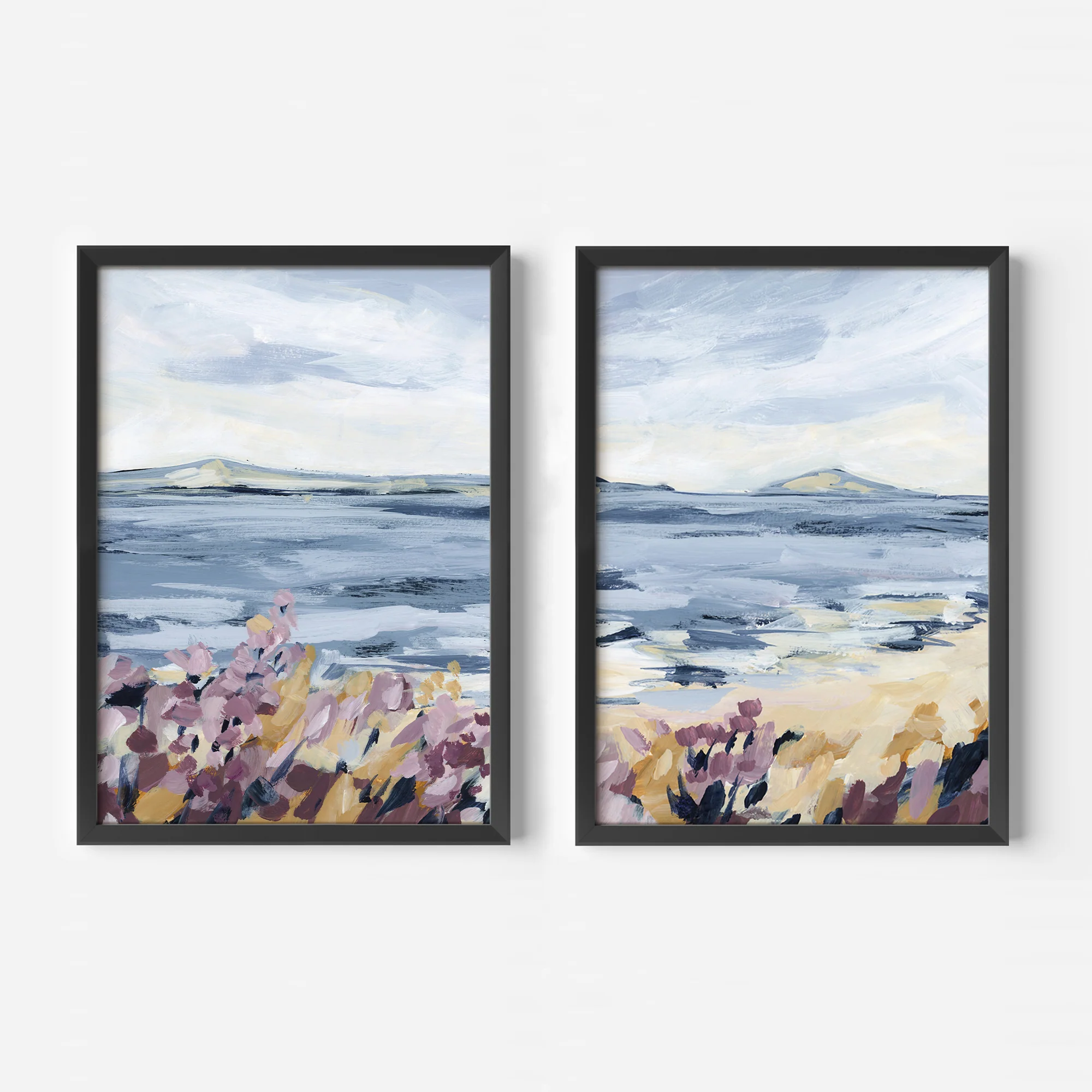 Edge of the Sea Diptych - Set of 2 - Image 3