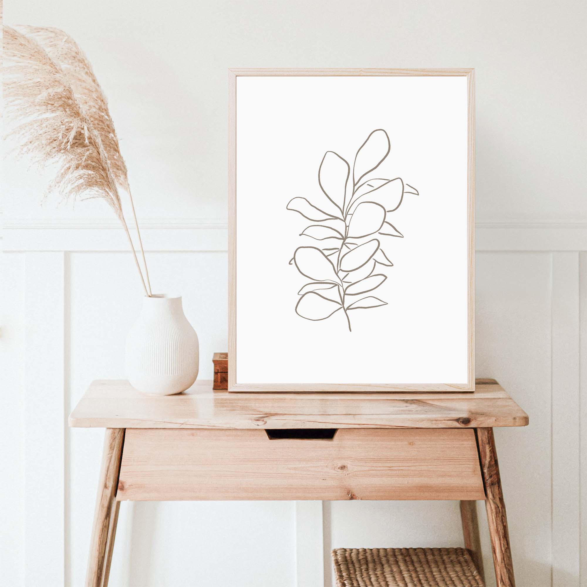 Eucalyptus Drawing, No. 3 - Image 5