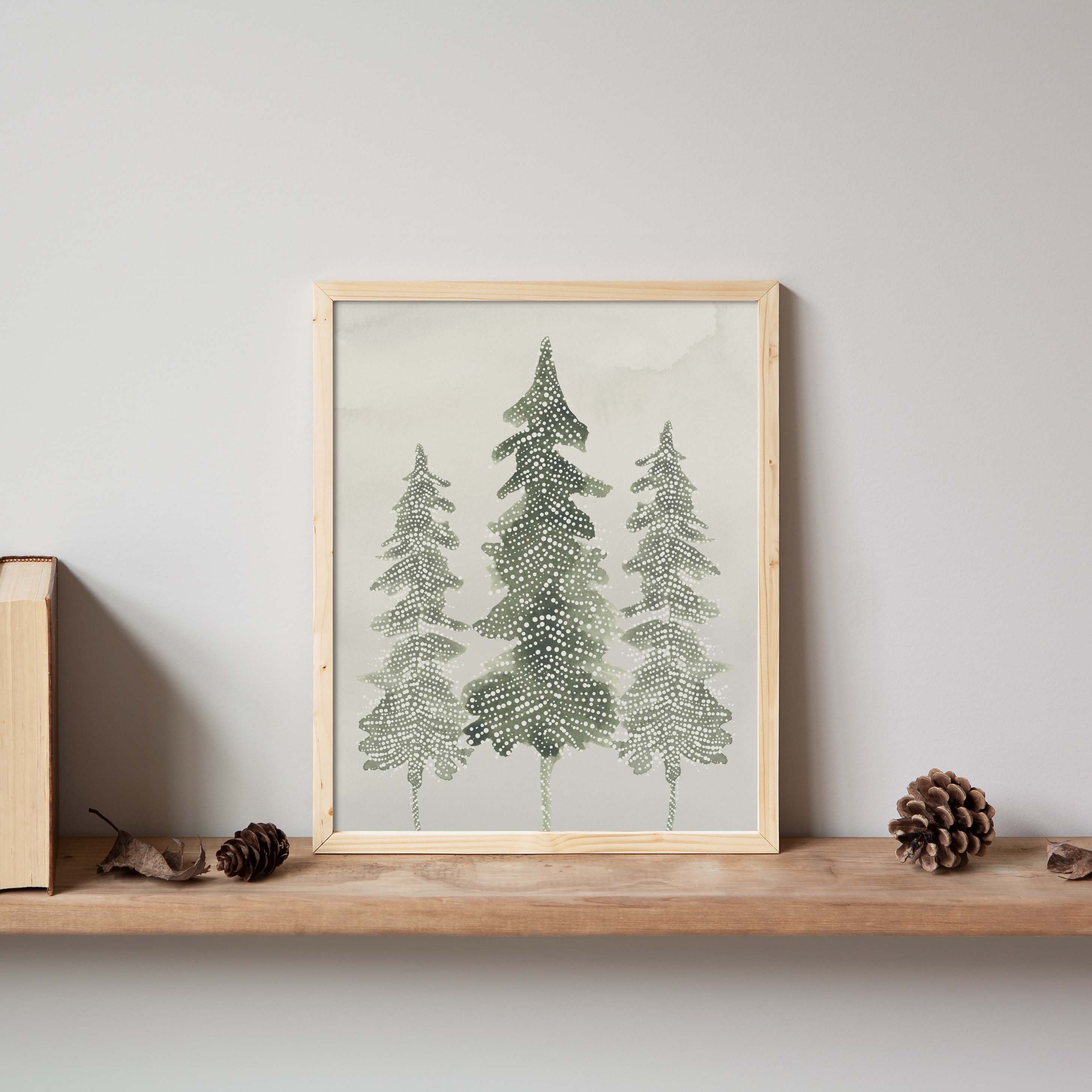 Evergreen Pine Tree Trio - Image 13