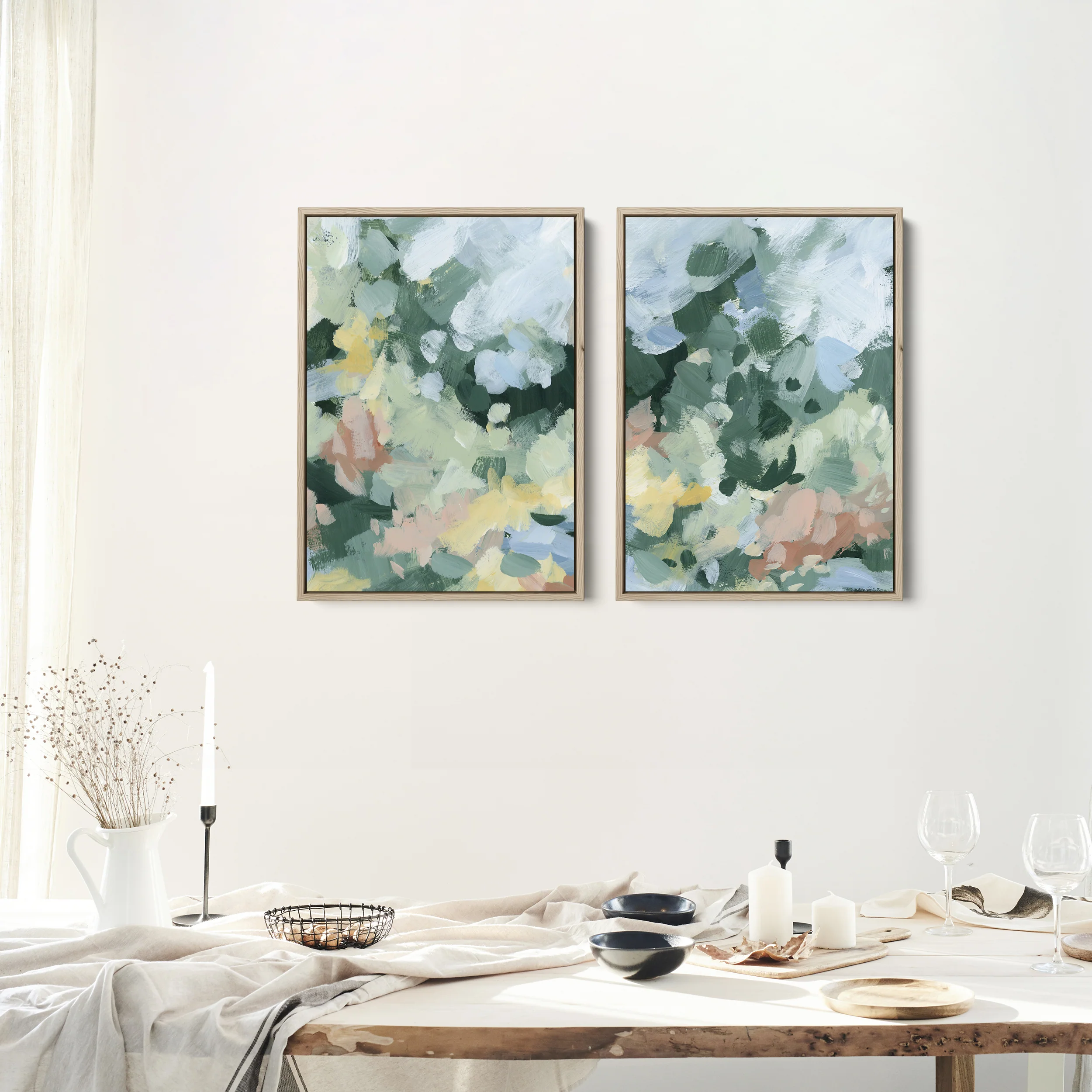 Floral Echoes Diptych - Set of 2 - Image 10
