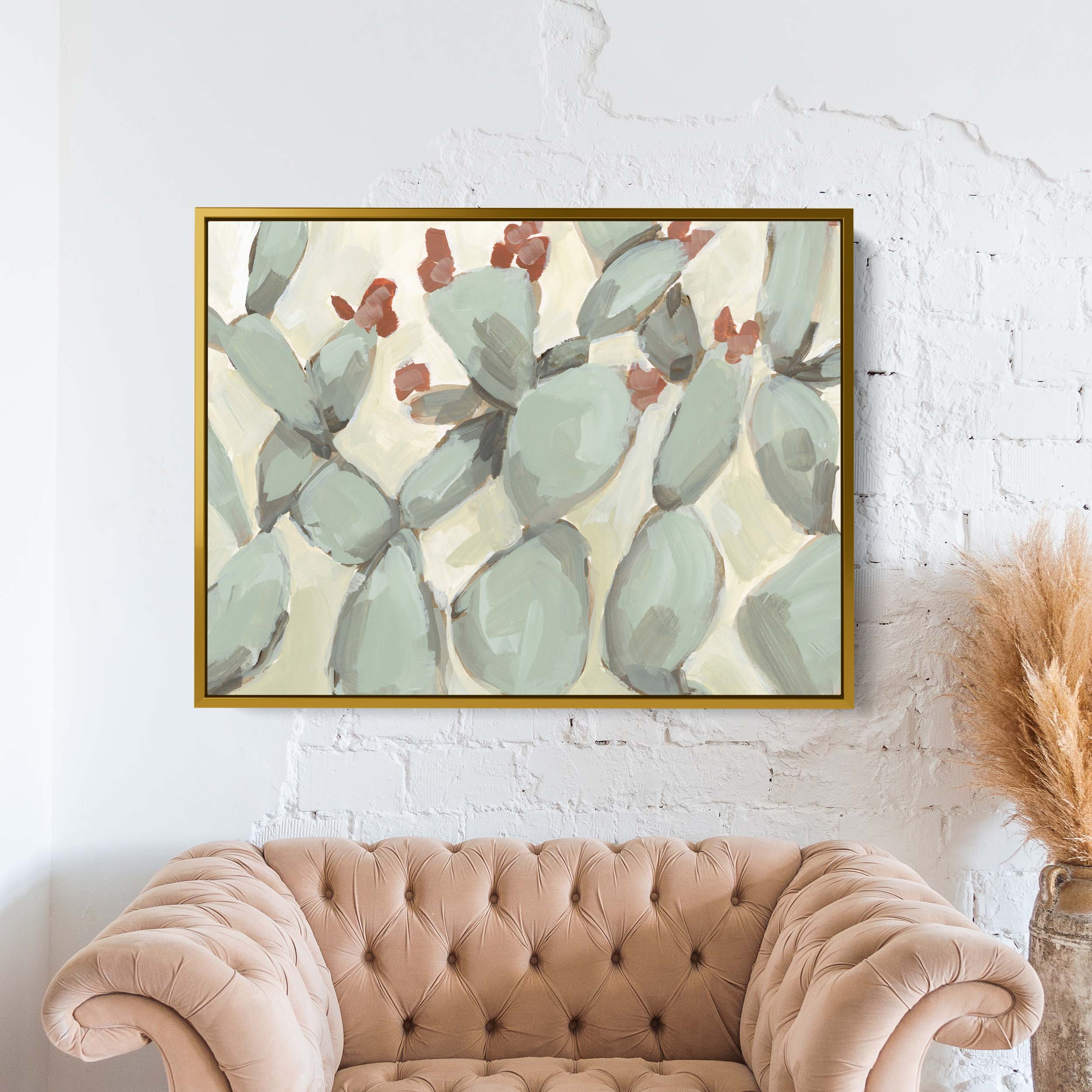 Flowering Prickly Pear Painting - Image 11