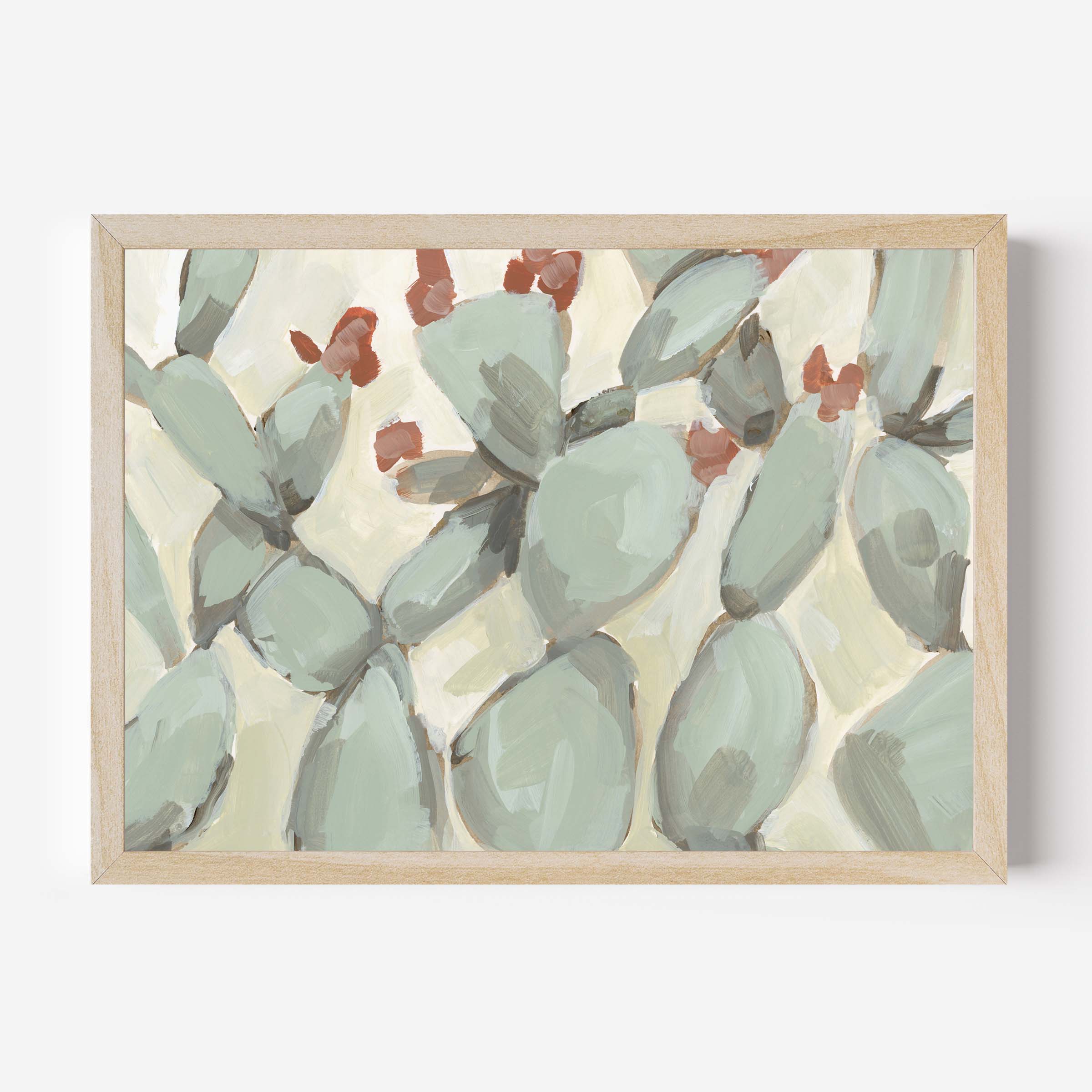 Flowering Prickly Pear Painting - Image 2