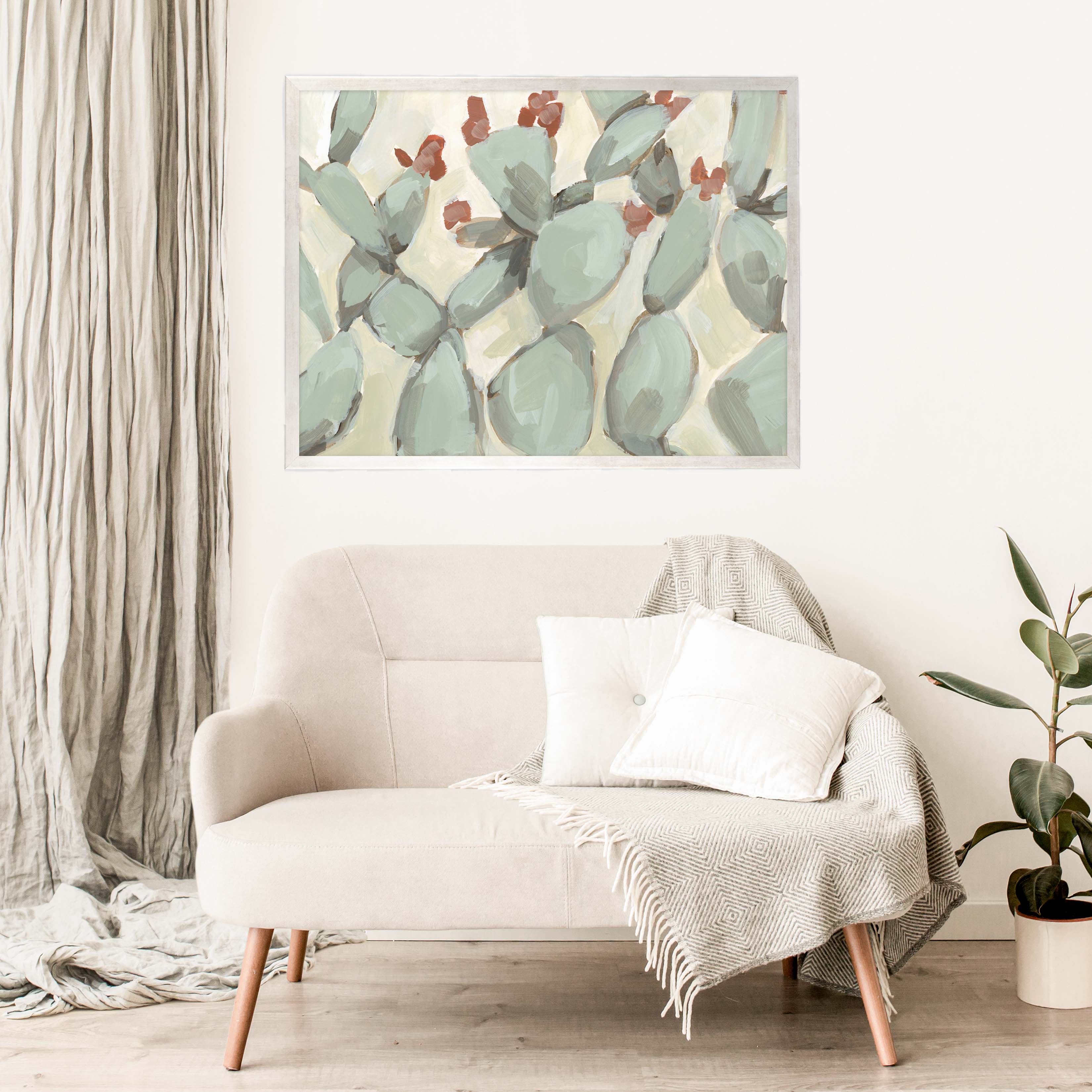 Flowering Prickly Pear Painting - Image 7