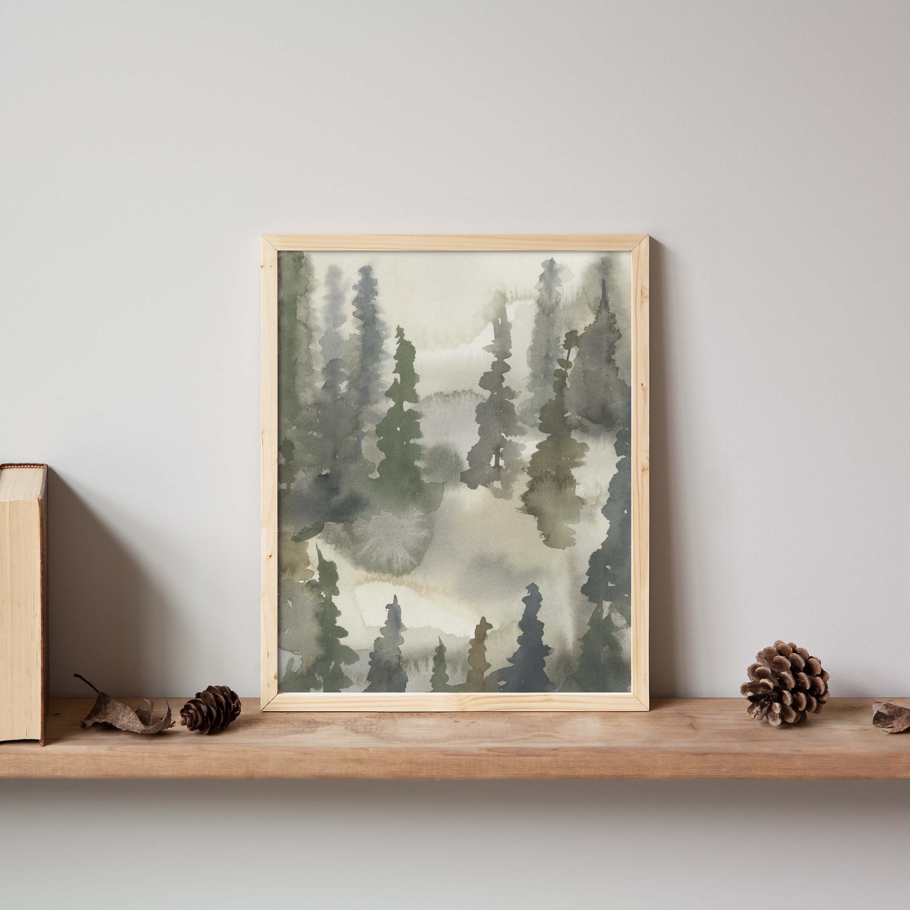 Forest Watercolor Landscape, No. 2 - Image 13