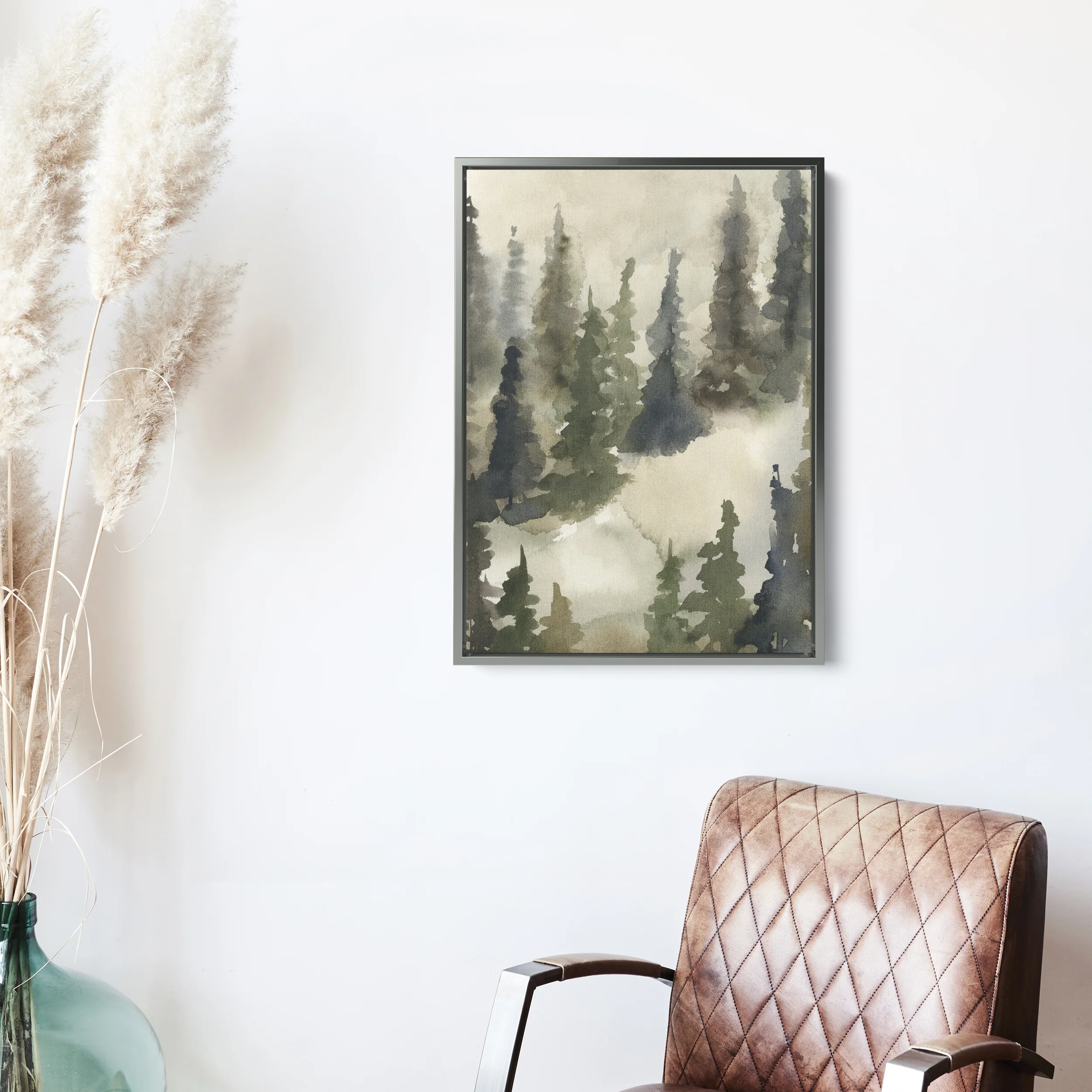 Forest Watercolor Landscape, No. 3 - Image 12