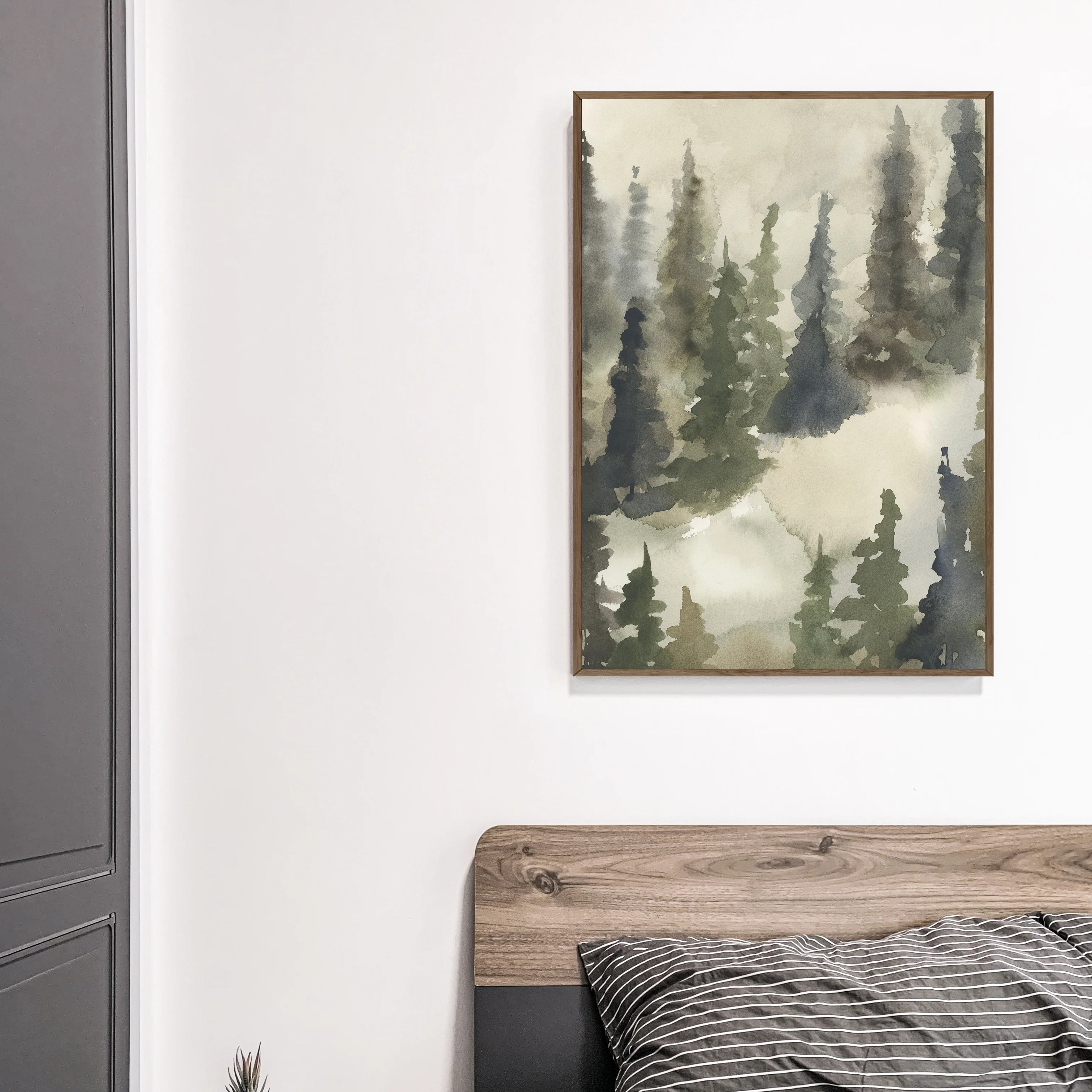 Forest Watercolor Landscape, No. 3 - Image 13