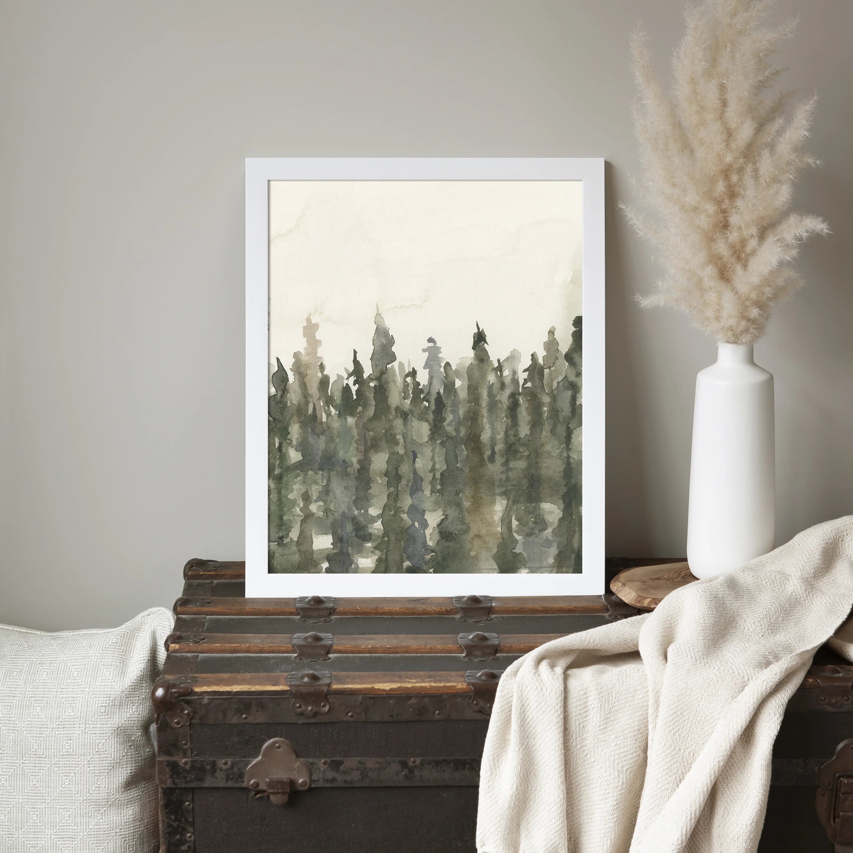 Forest Watercolor Landscape, No. 4 - Image 11