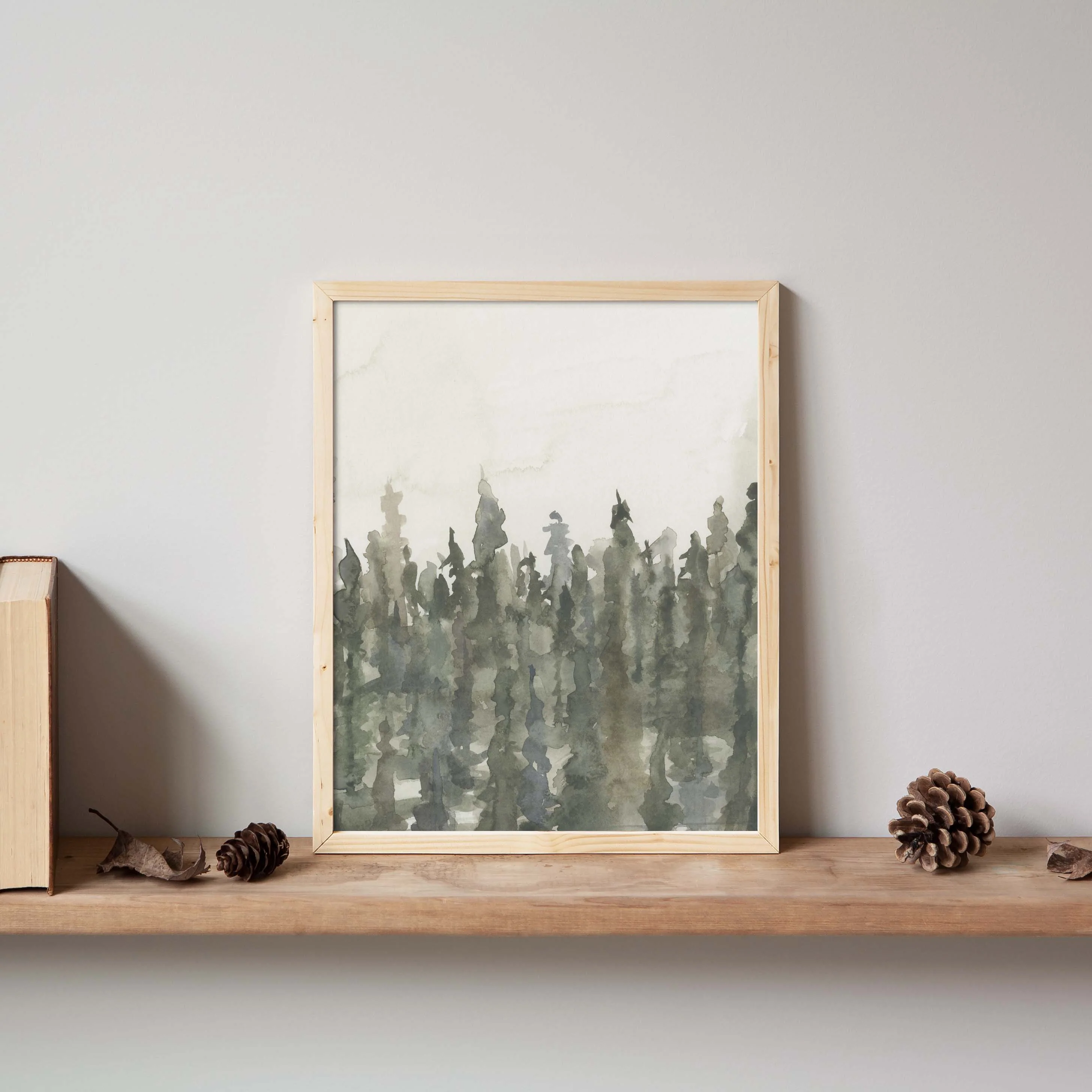 Forest Watercolor Landscape, No. 4 - Image 13
